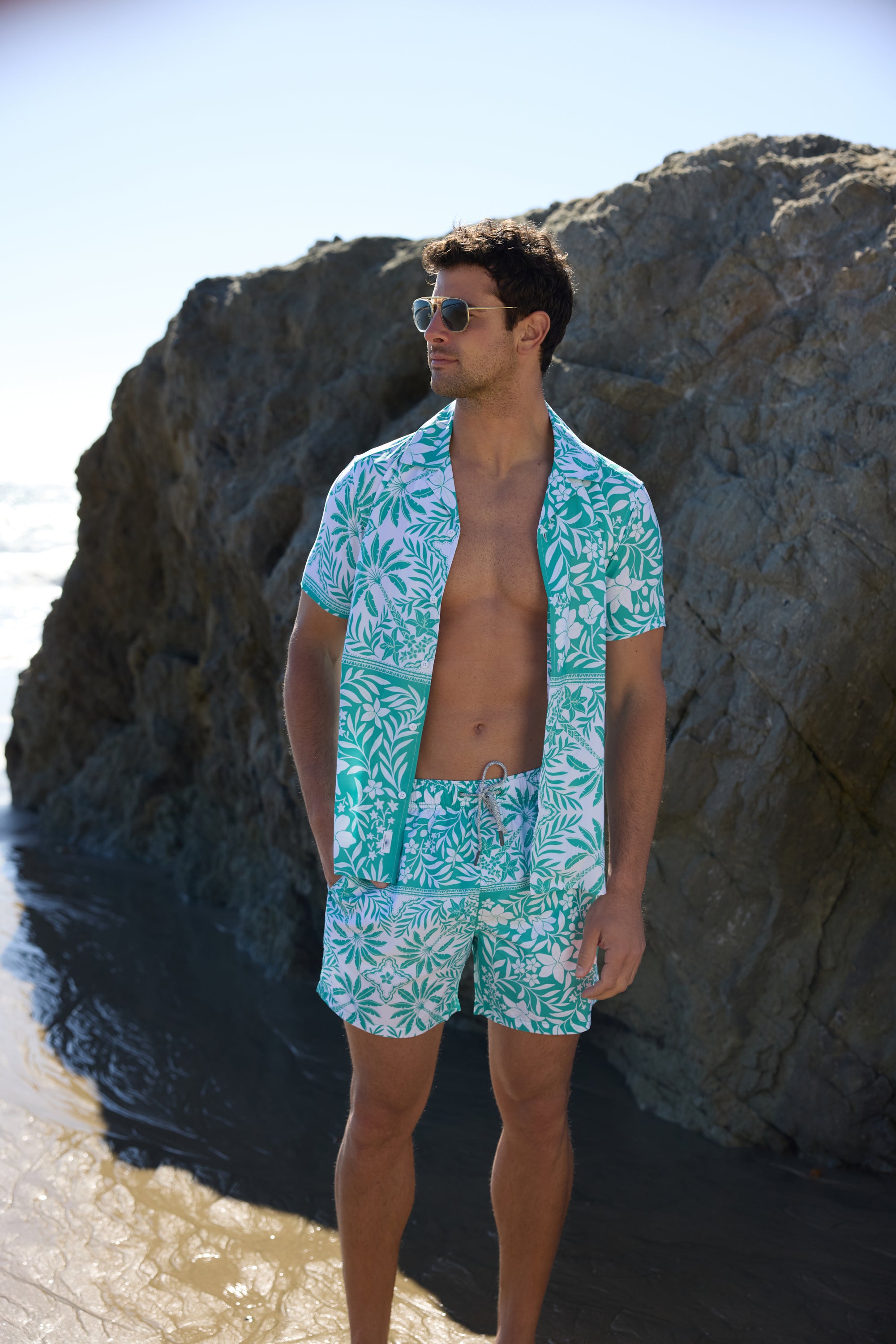 MENS PONJI SWIM SHORT