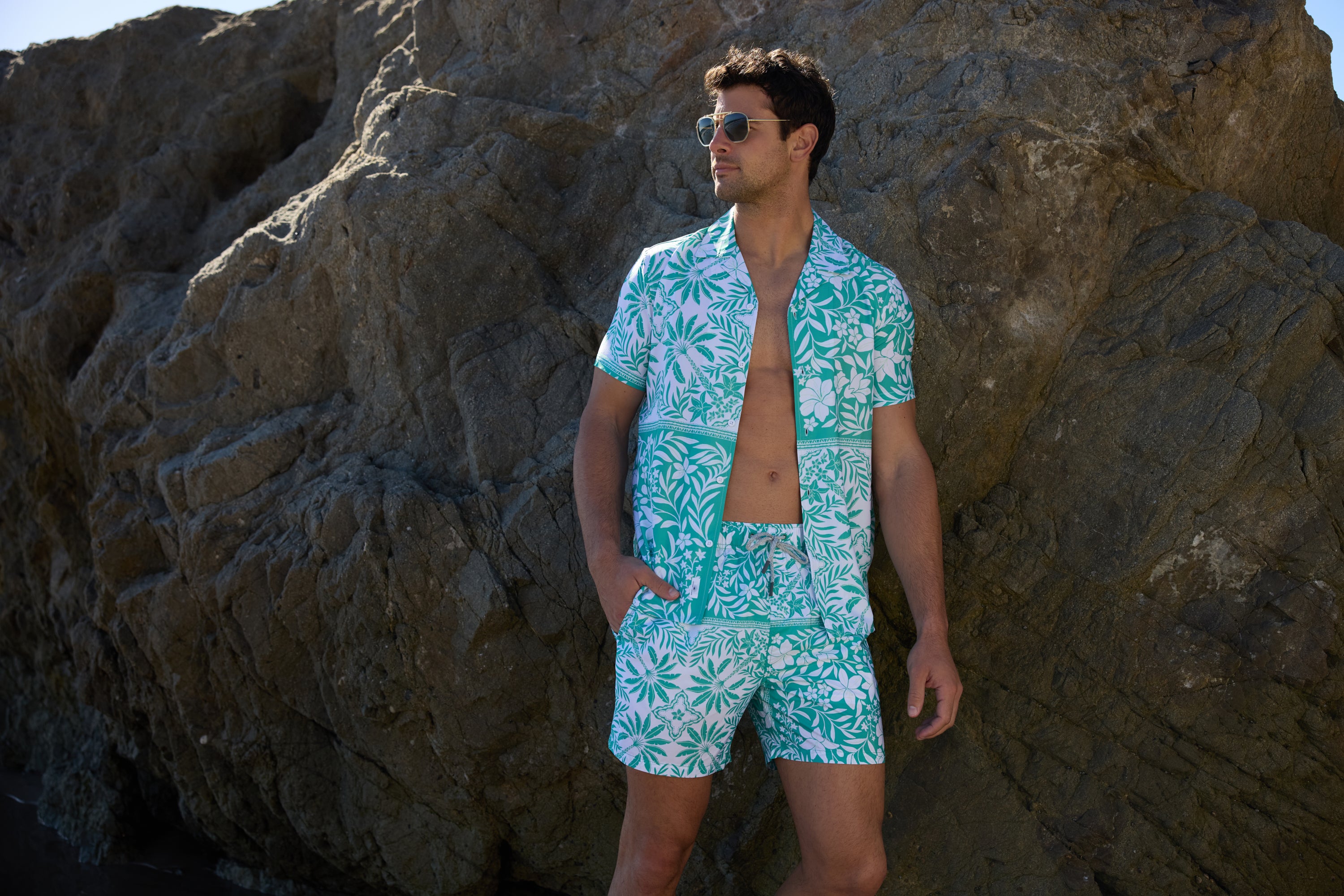 MENS PONJI SWIM SHORT