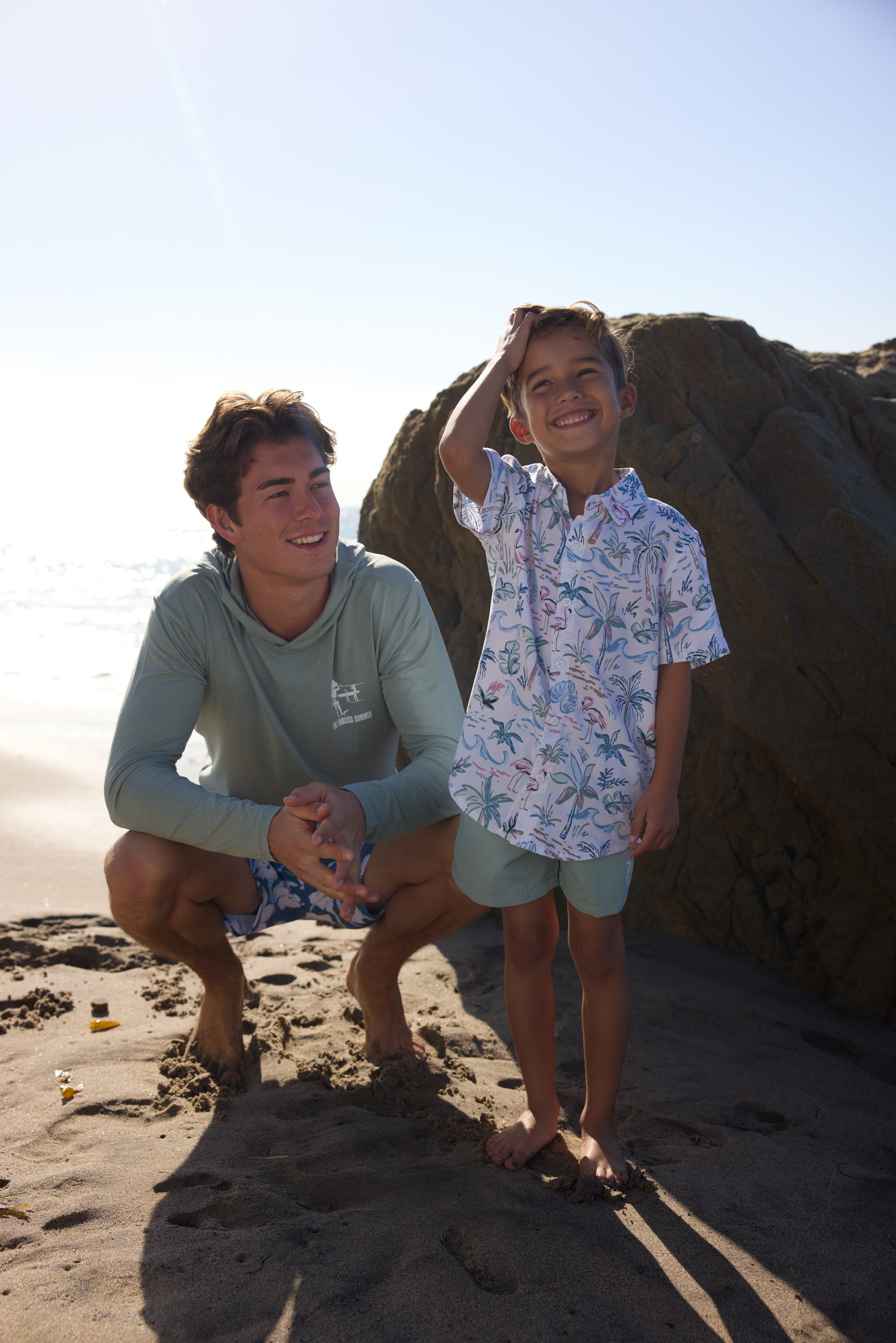 BOYS RAYON BUTTONDOWN - WHITE