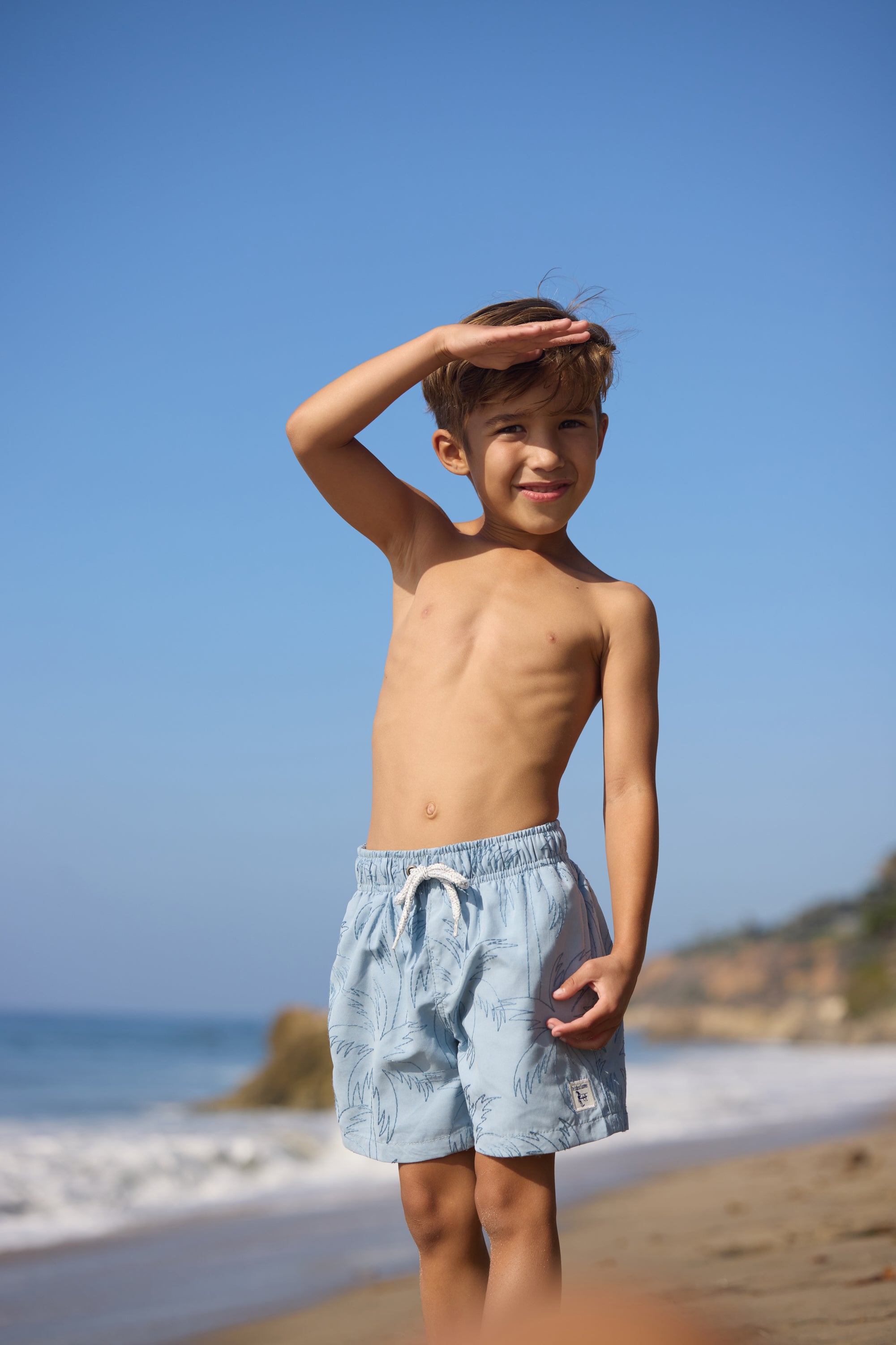 Boys Embroidered Volley w Compression Liner