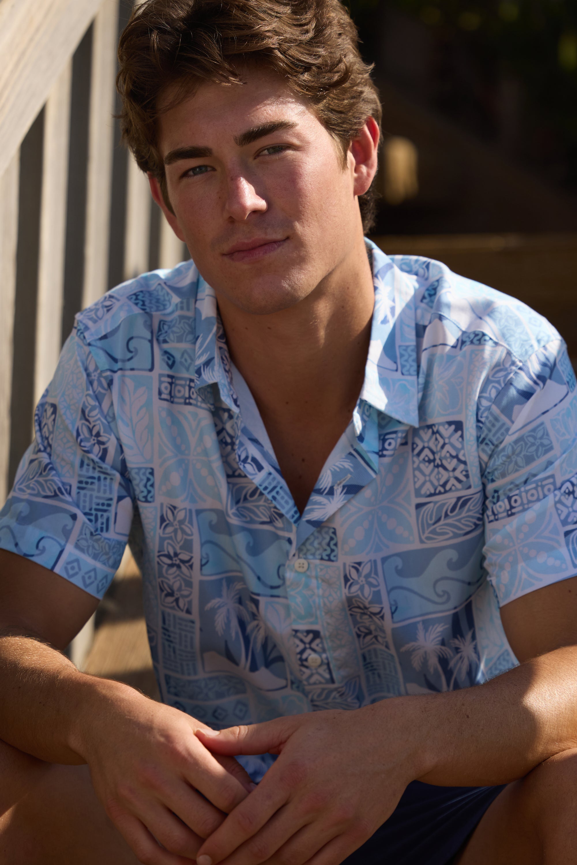 Mens Rayon Buttondown
