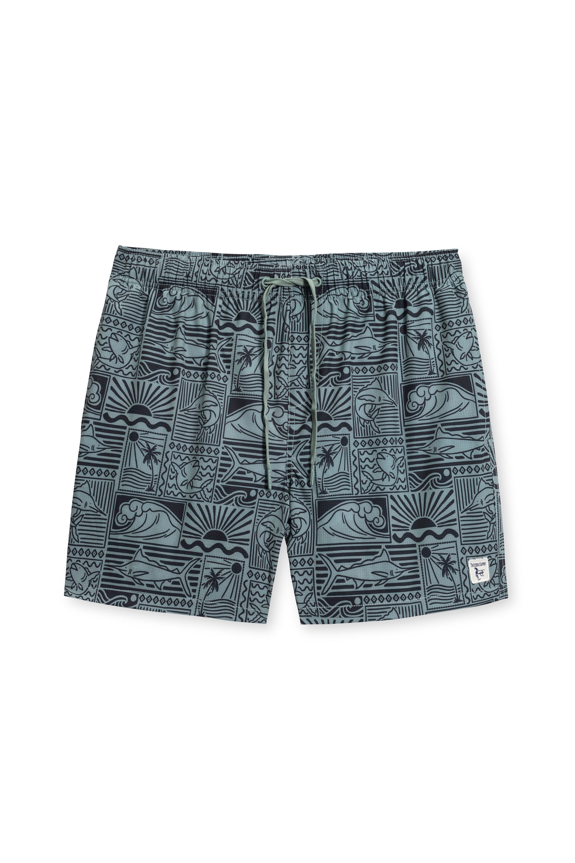 Mens Perforated Swim Short