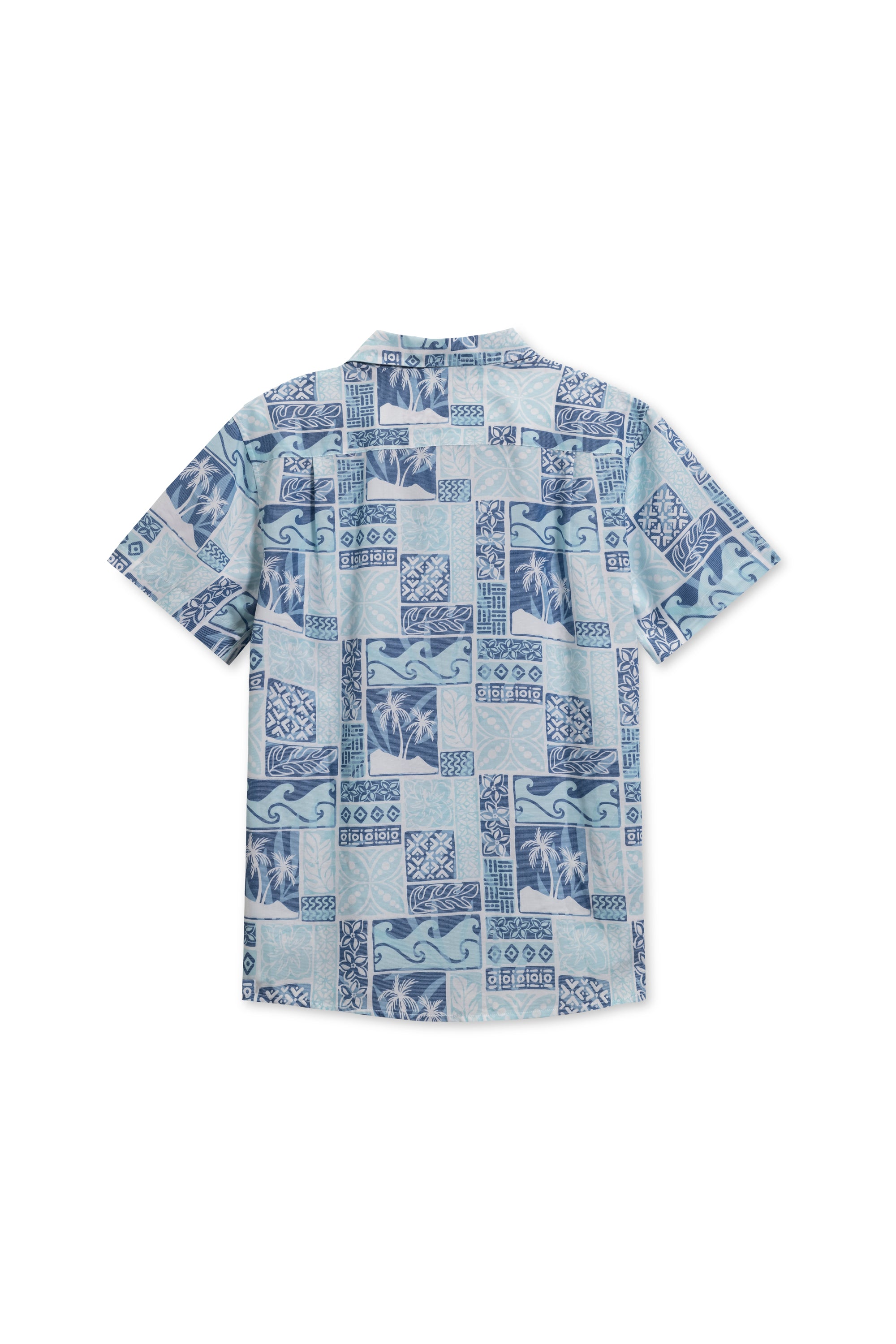 MENS RAYON BUTTONDOWN - AQUA