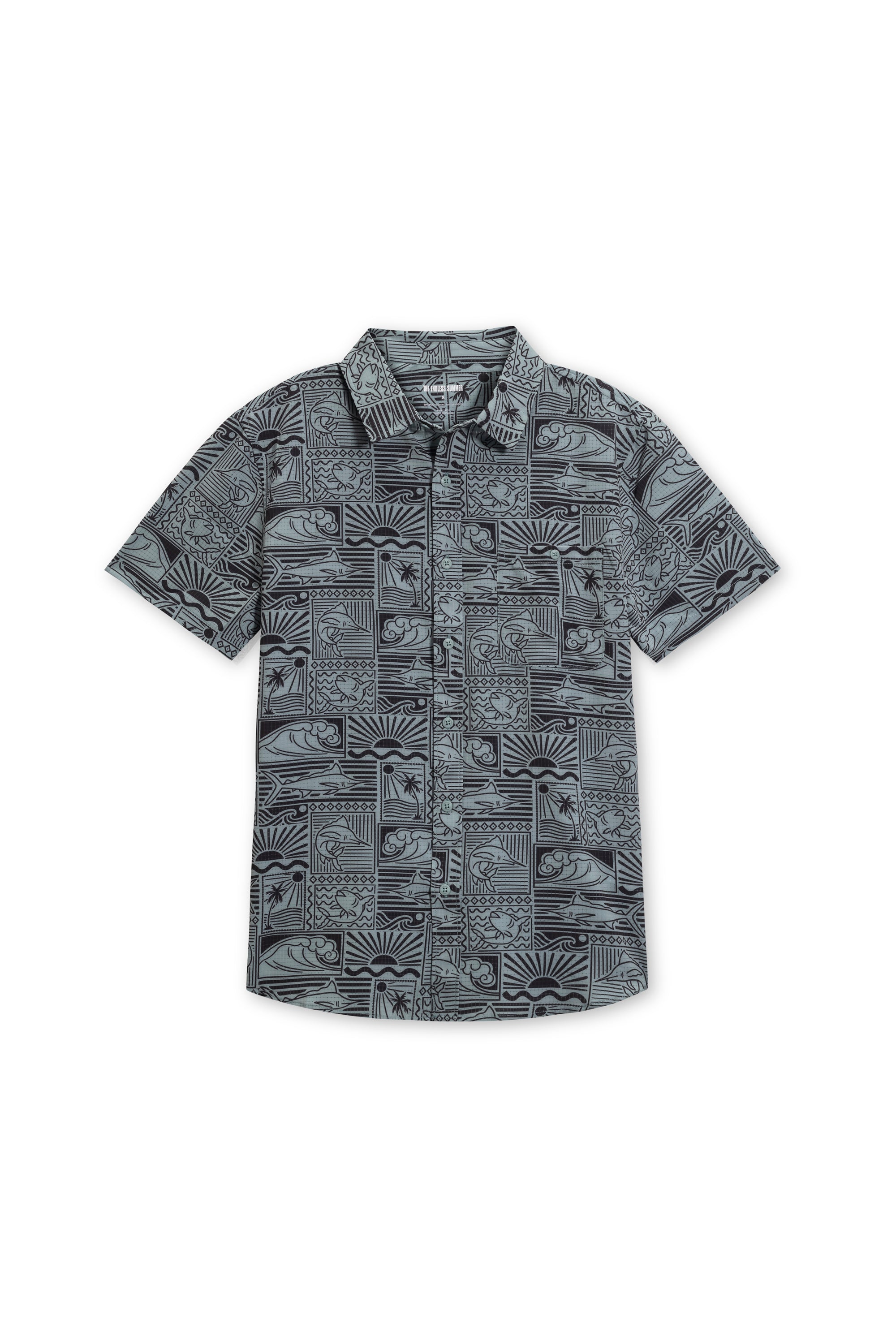 MENS PERFORATED BUTTONDOWN