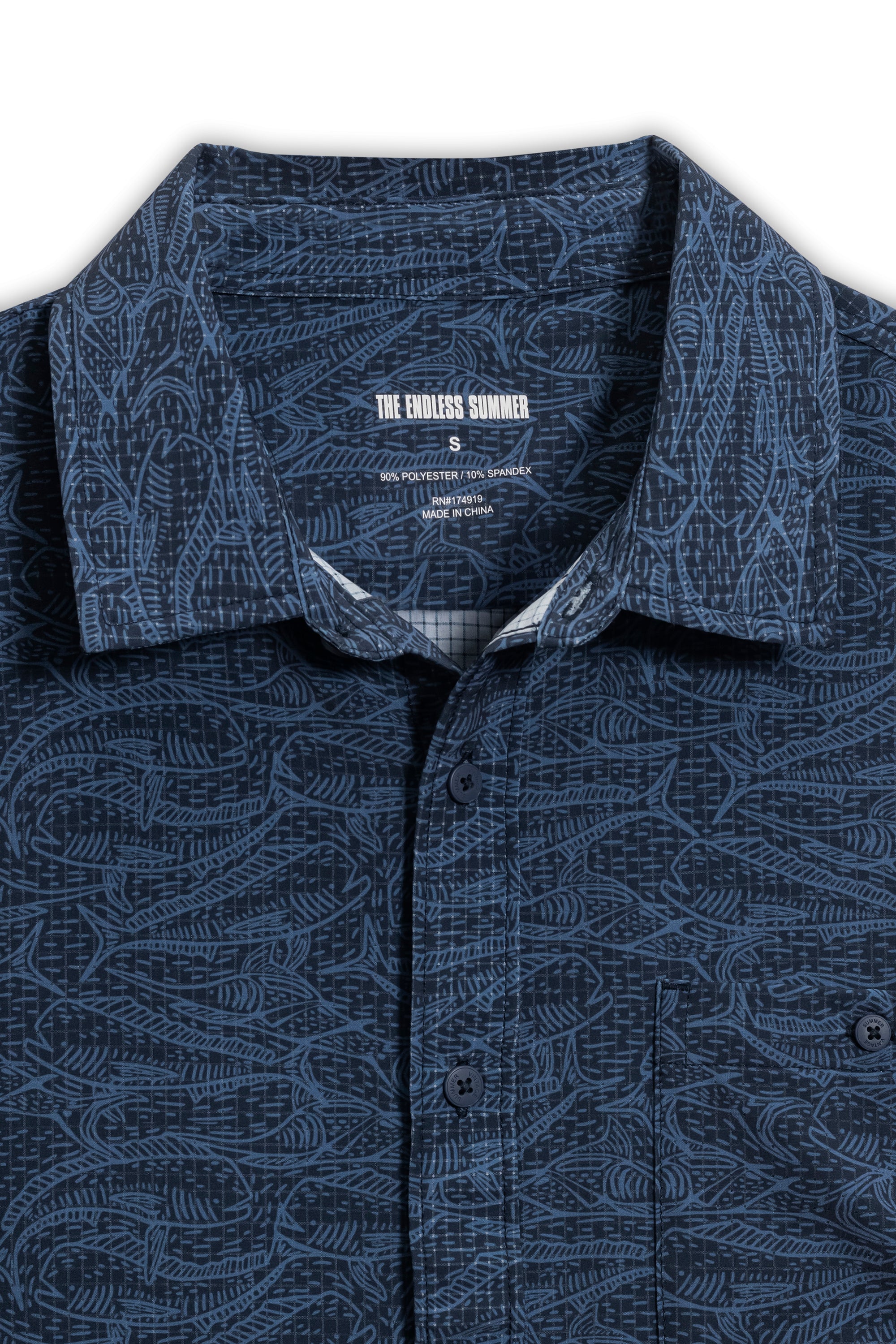 MENS PERFORATED BUTTONDOWN