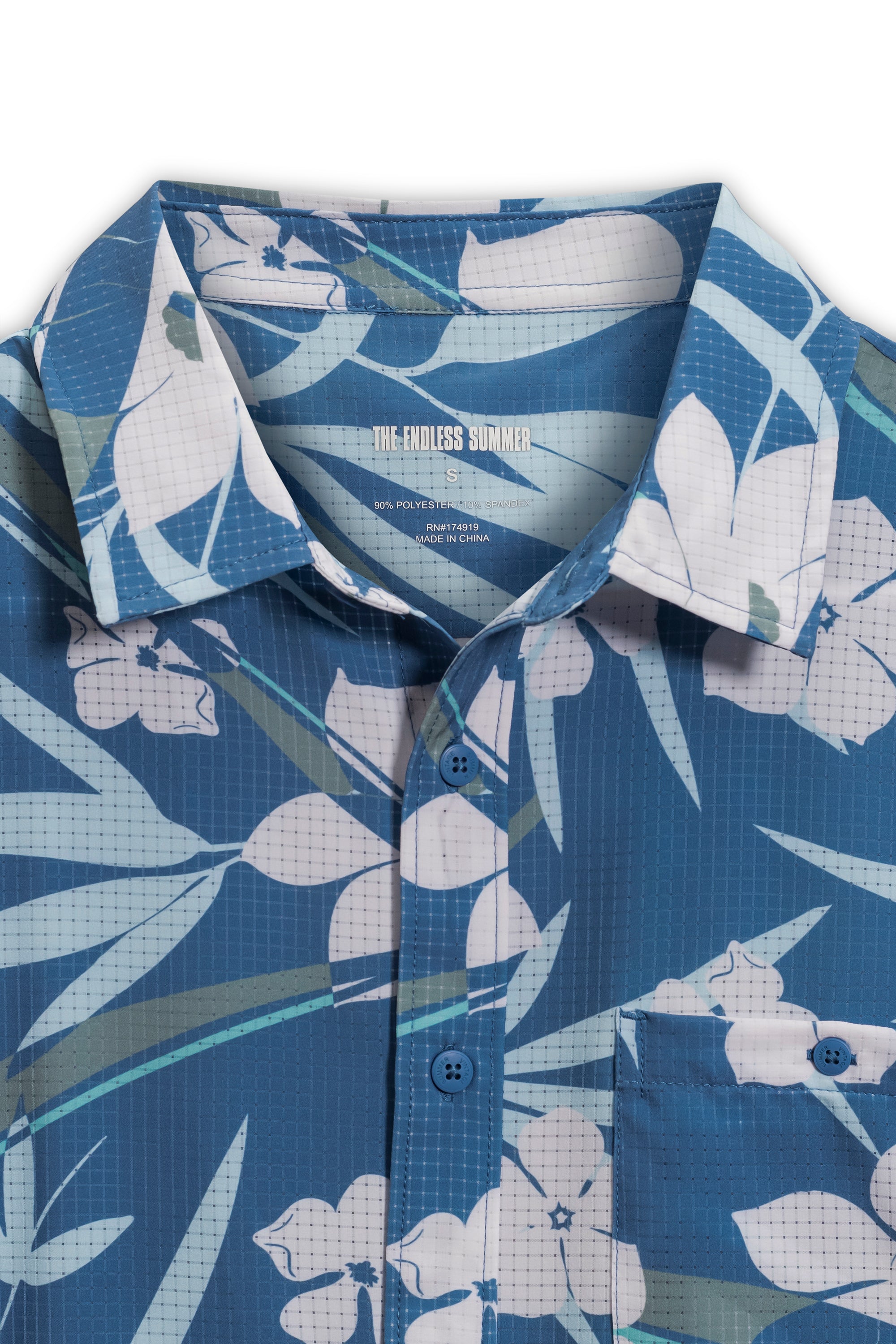 Mens Perforated Buttondown
