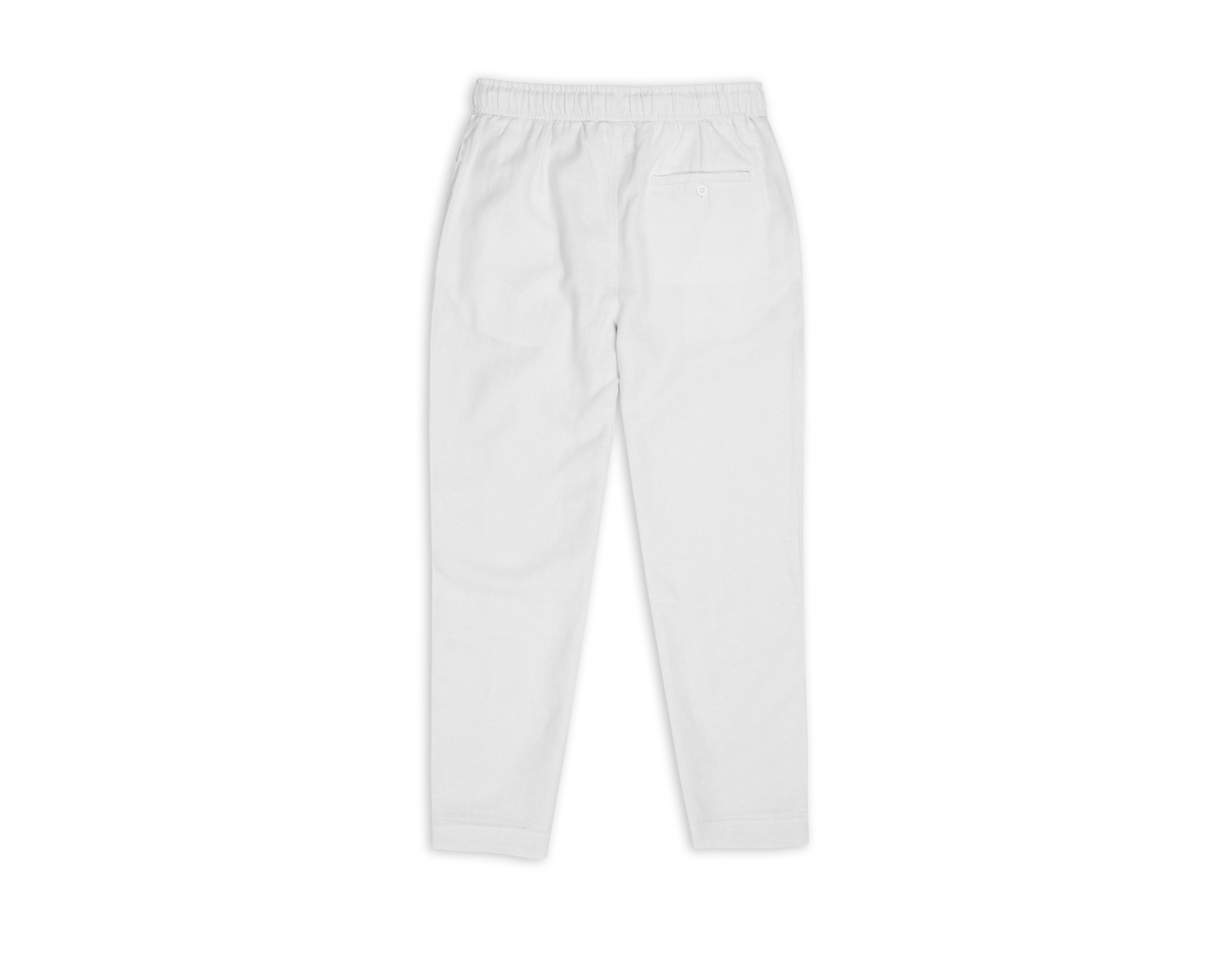 Mens Linen Pant - White