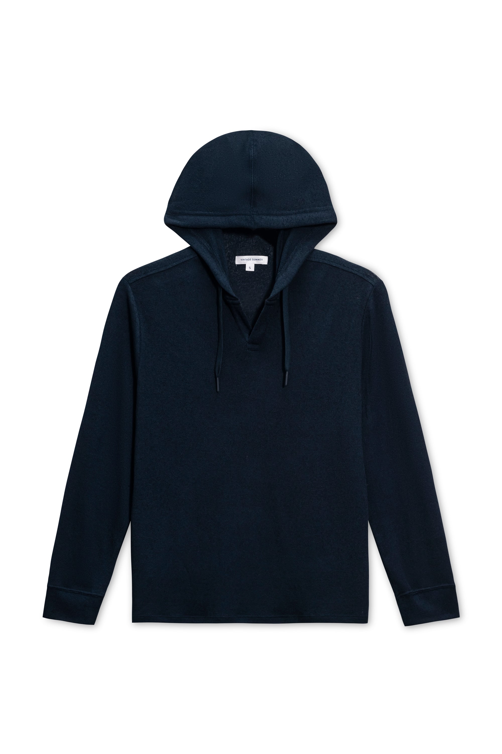 MENS BOUCLE KNIT HOODIE