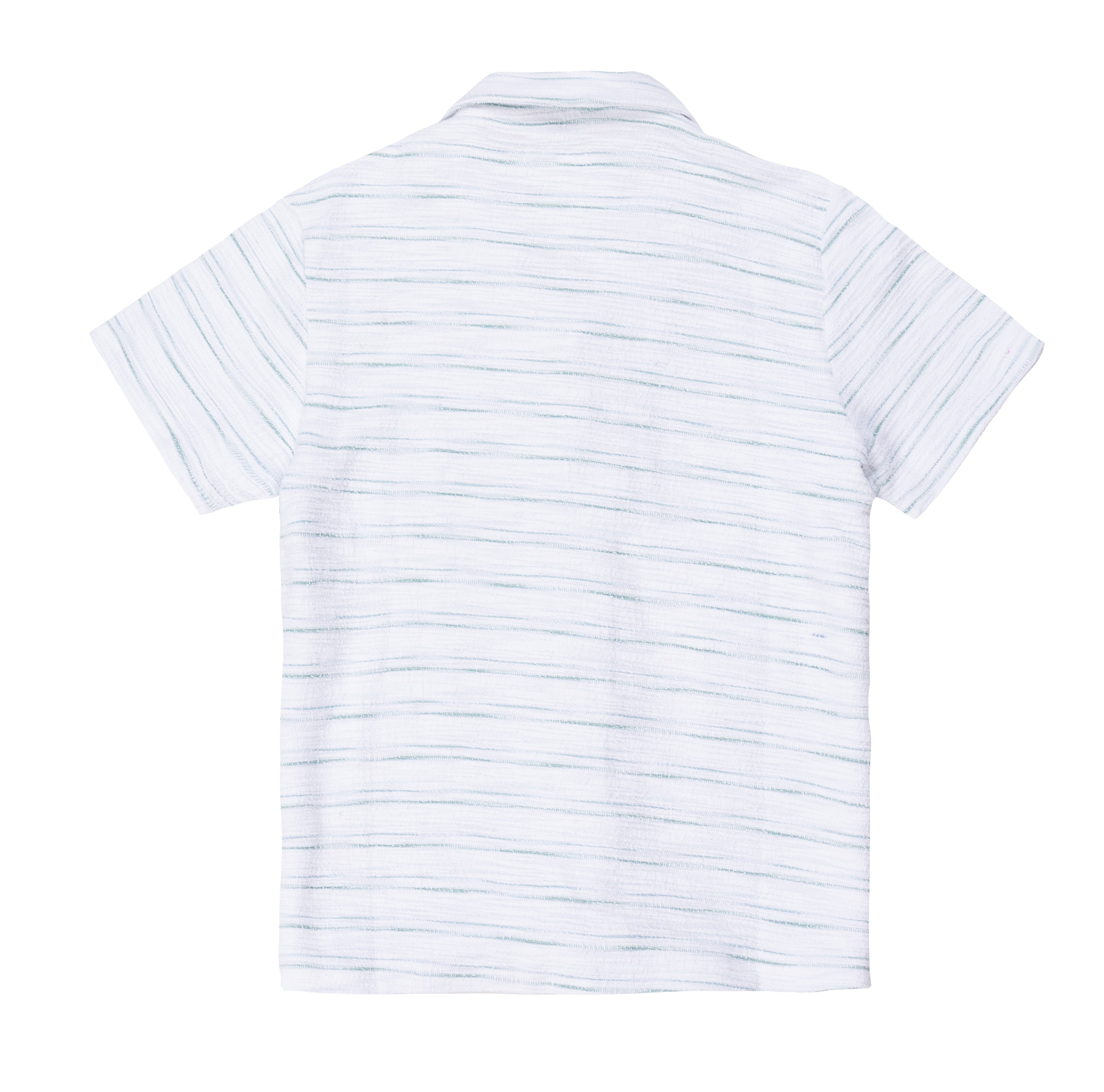 Mens Slub Terry Buttondown