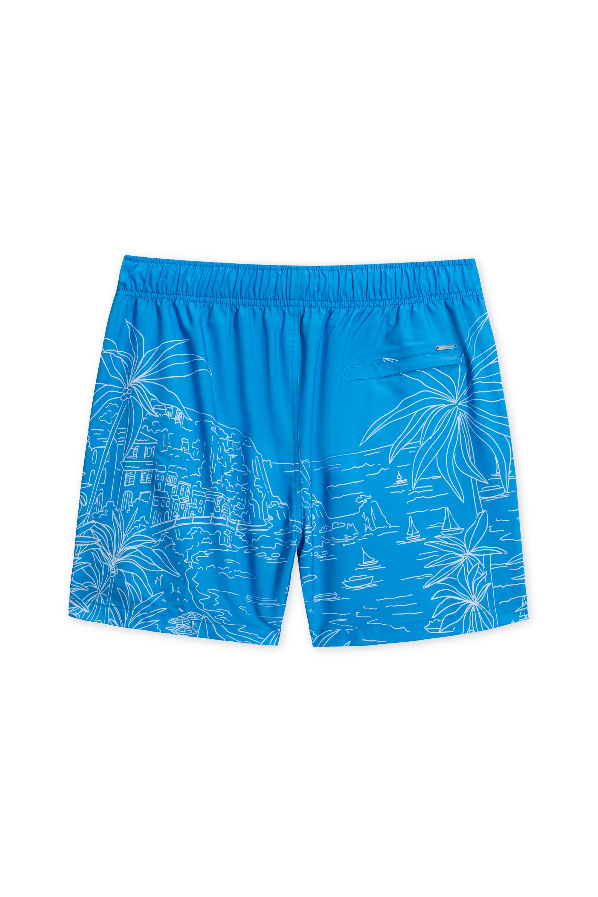 Mens Vintage Stretch Swim Short