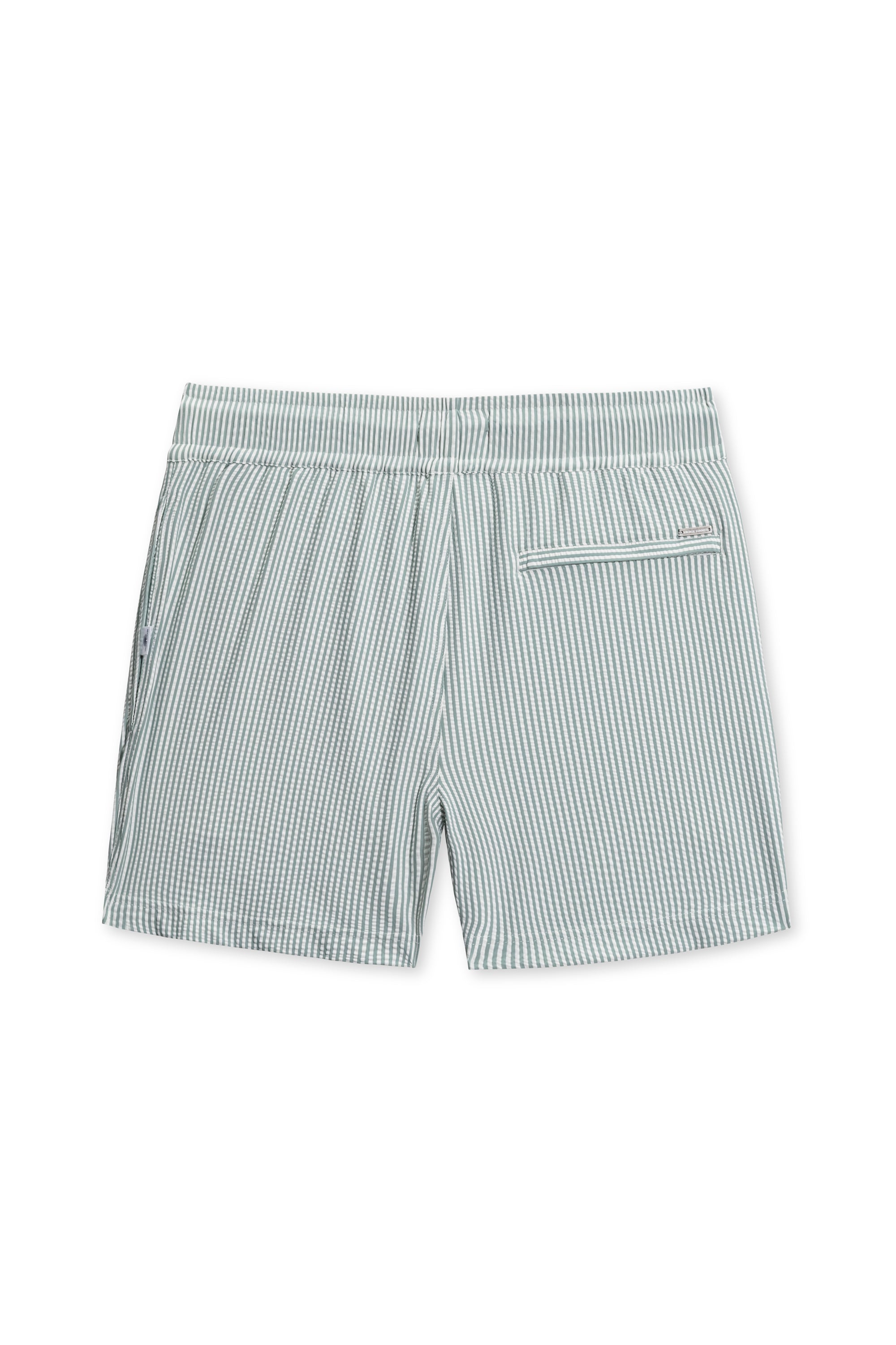 Mens Knit Seersucker Swim Shortie
