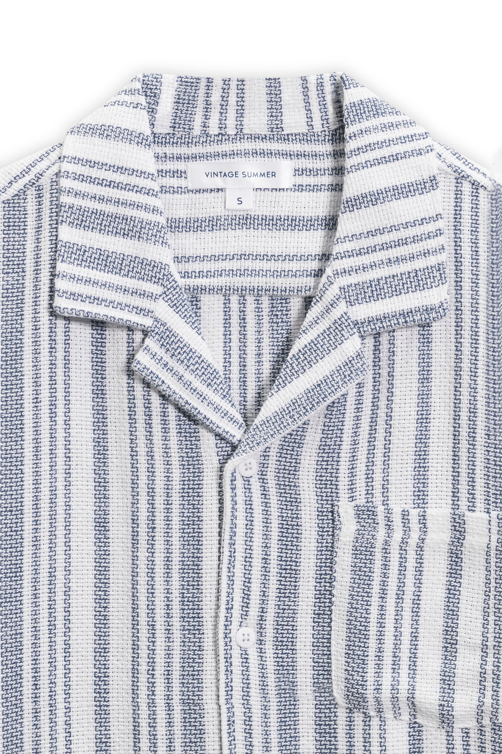 MENS BASKET WEAVE BUTTONDOWN SHIRT