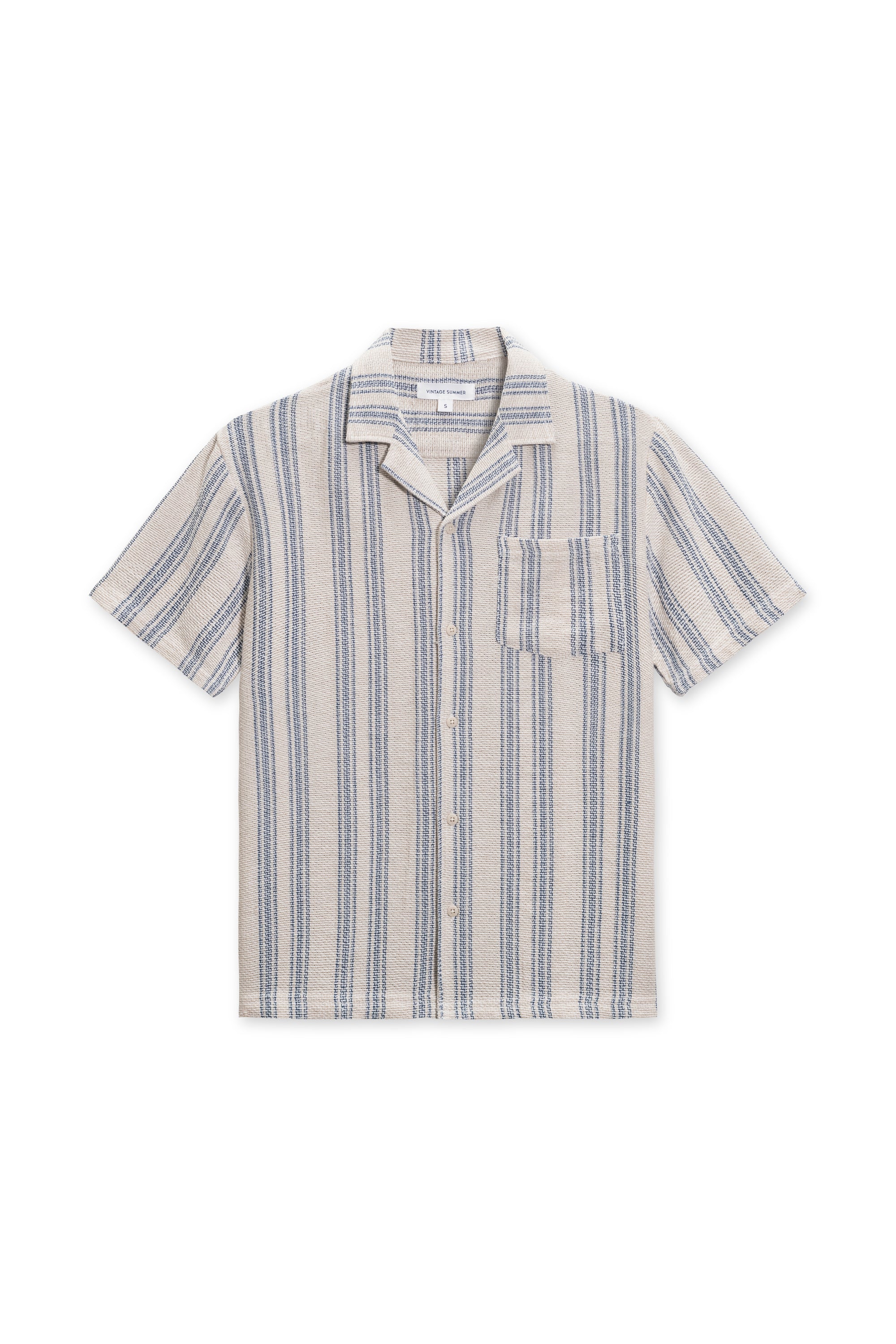 MENS BASKET WEAVE BUTTONDOWN SHIRT