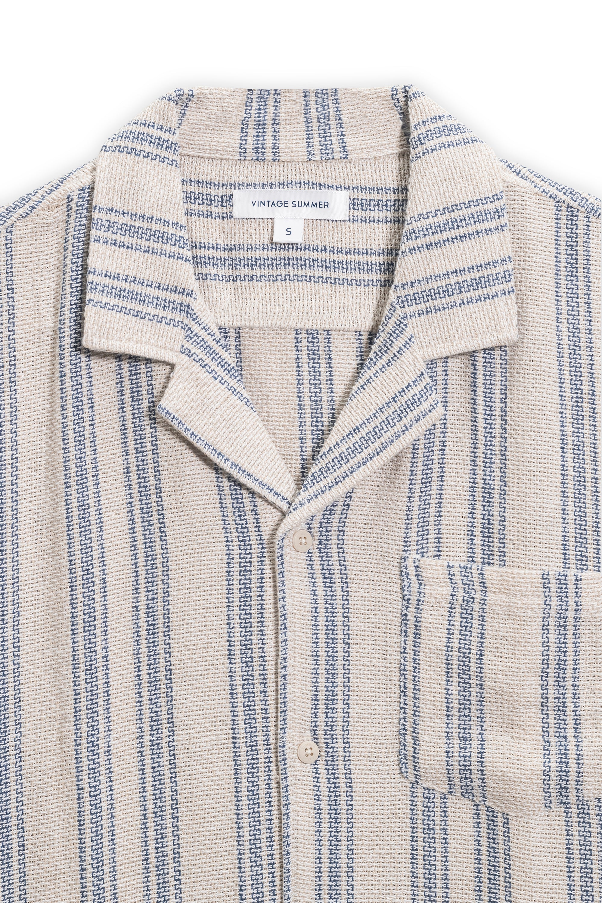 Mens Basket Weave Buttondown Shirt