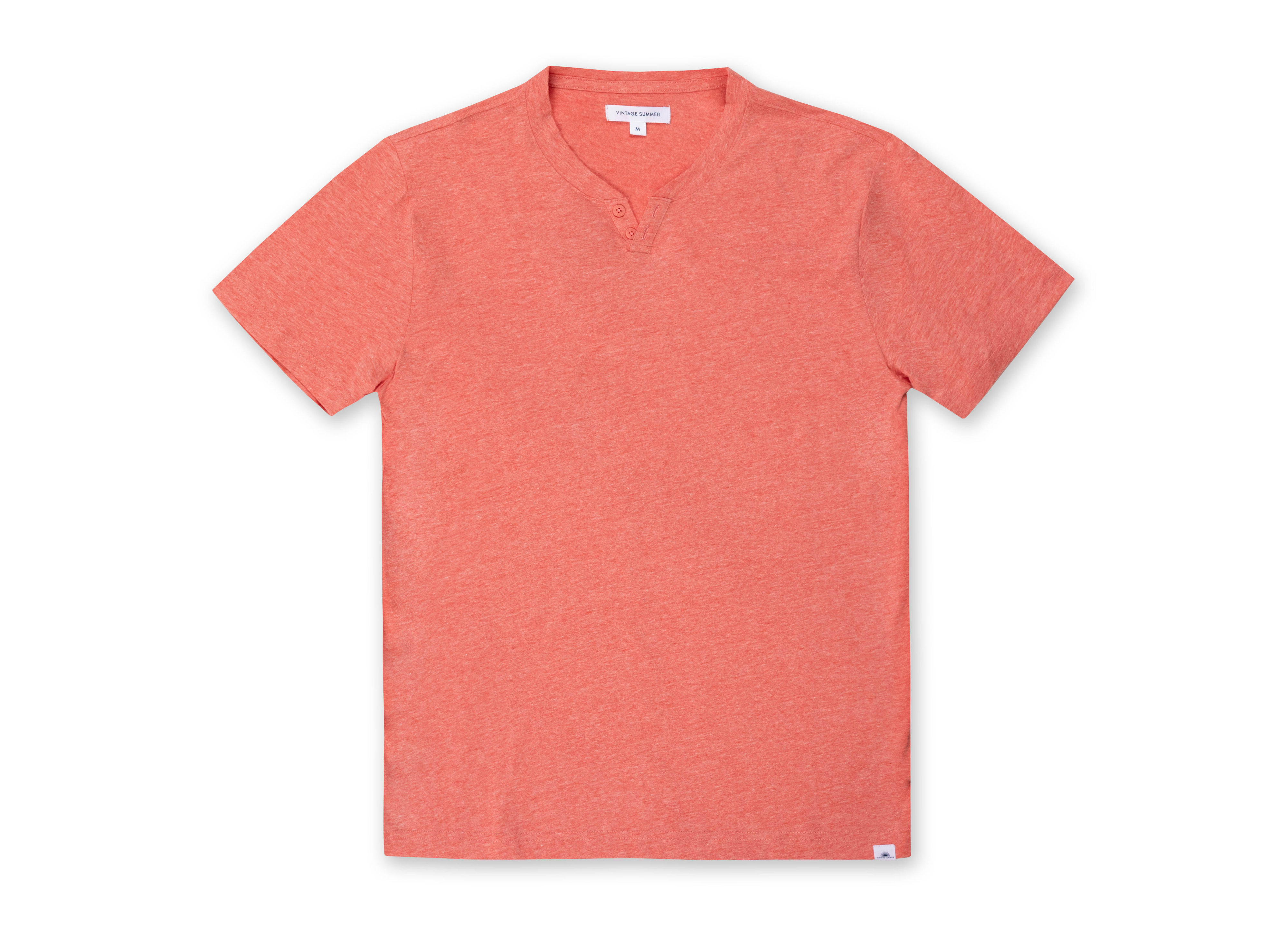 Mens Short Sleeve Beach Notch Tee