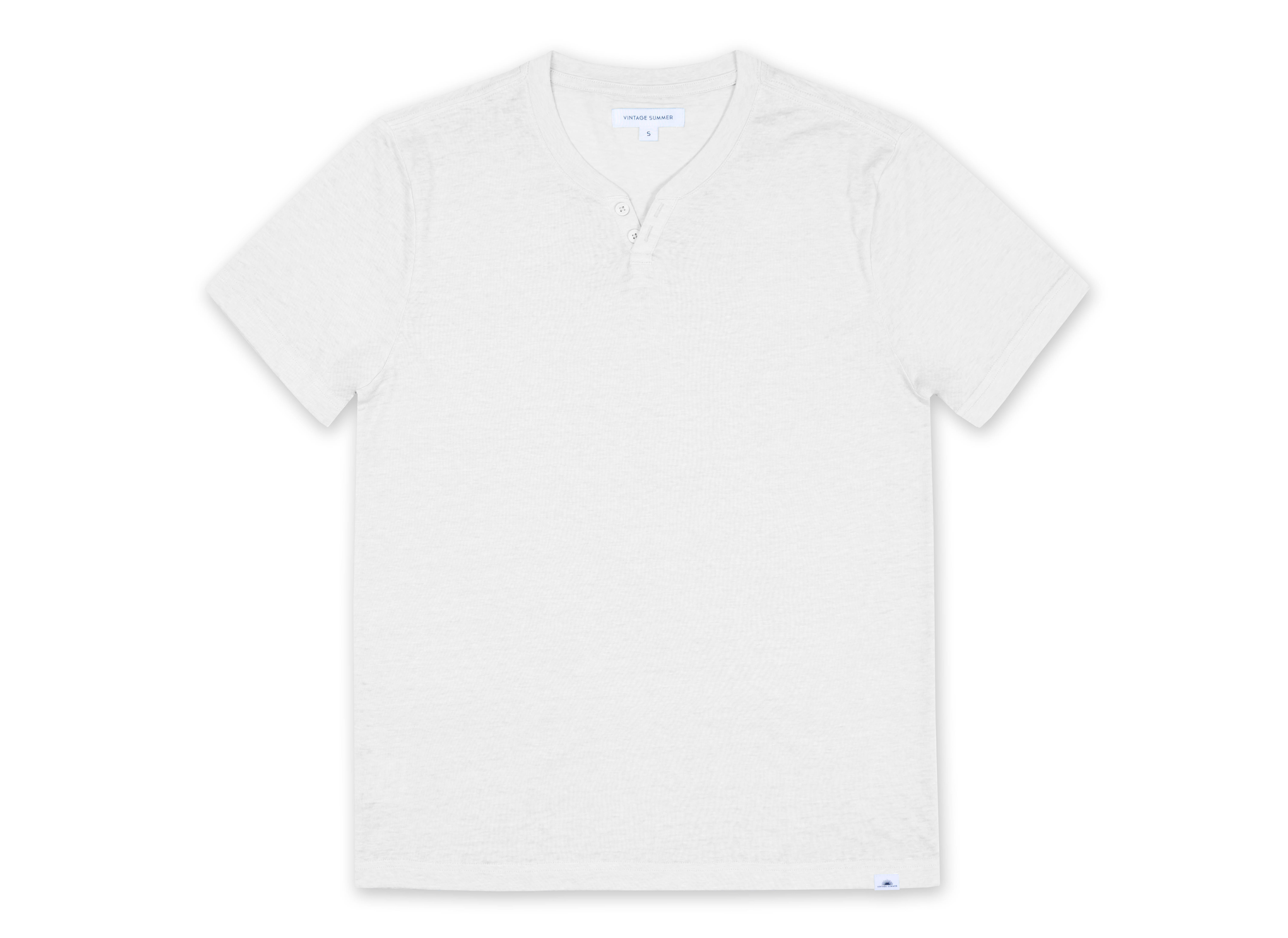 Mens Short Sleeve Beach Notch Tee