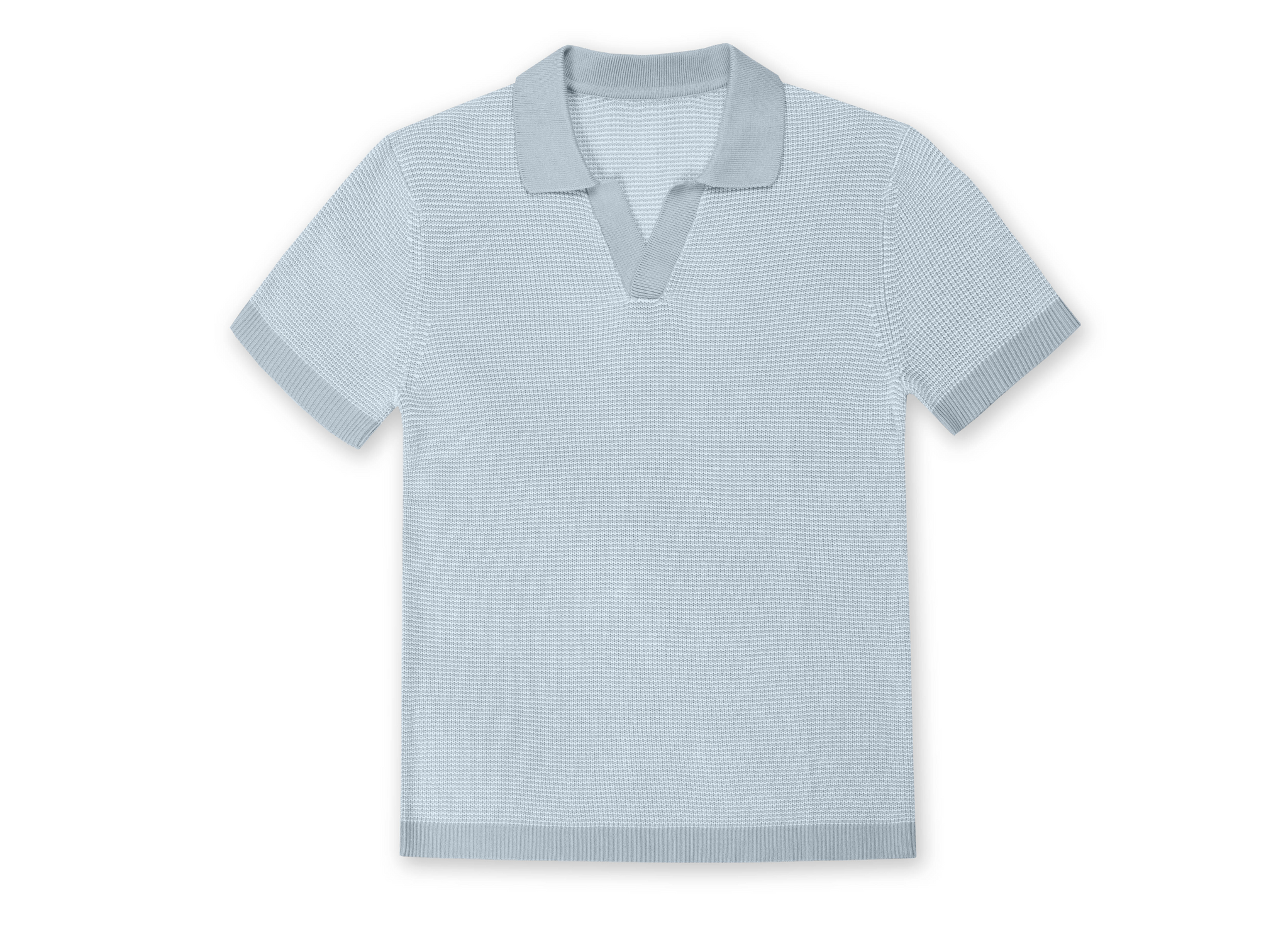 Mens Sweater Knit Polo