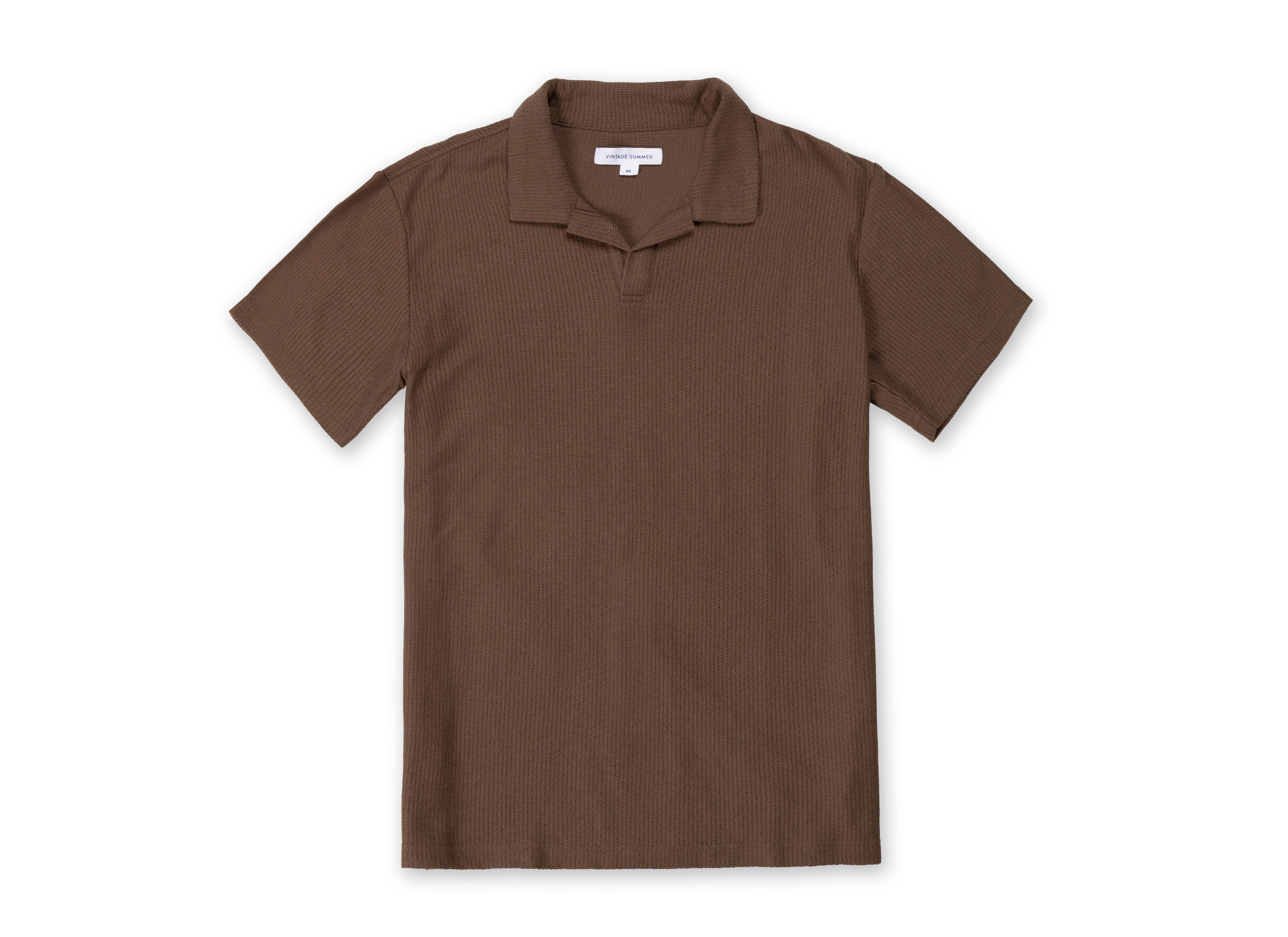 Mens Beach Pique Polo