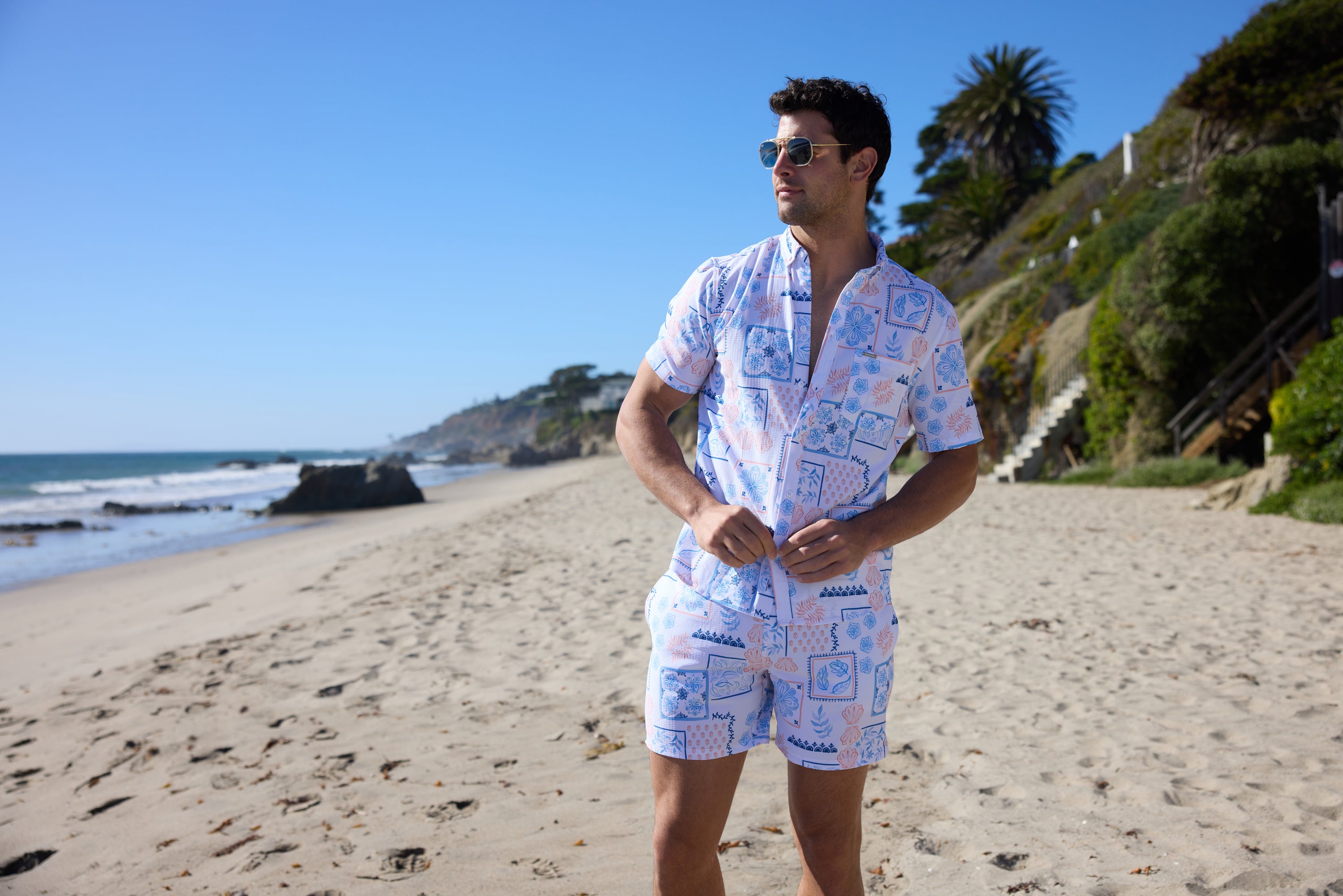 Men's Seersucker Button-Down