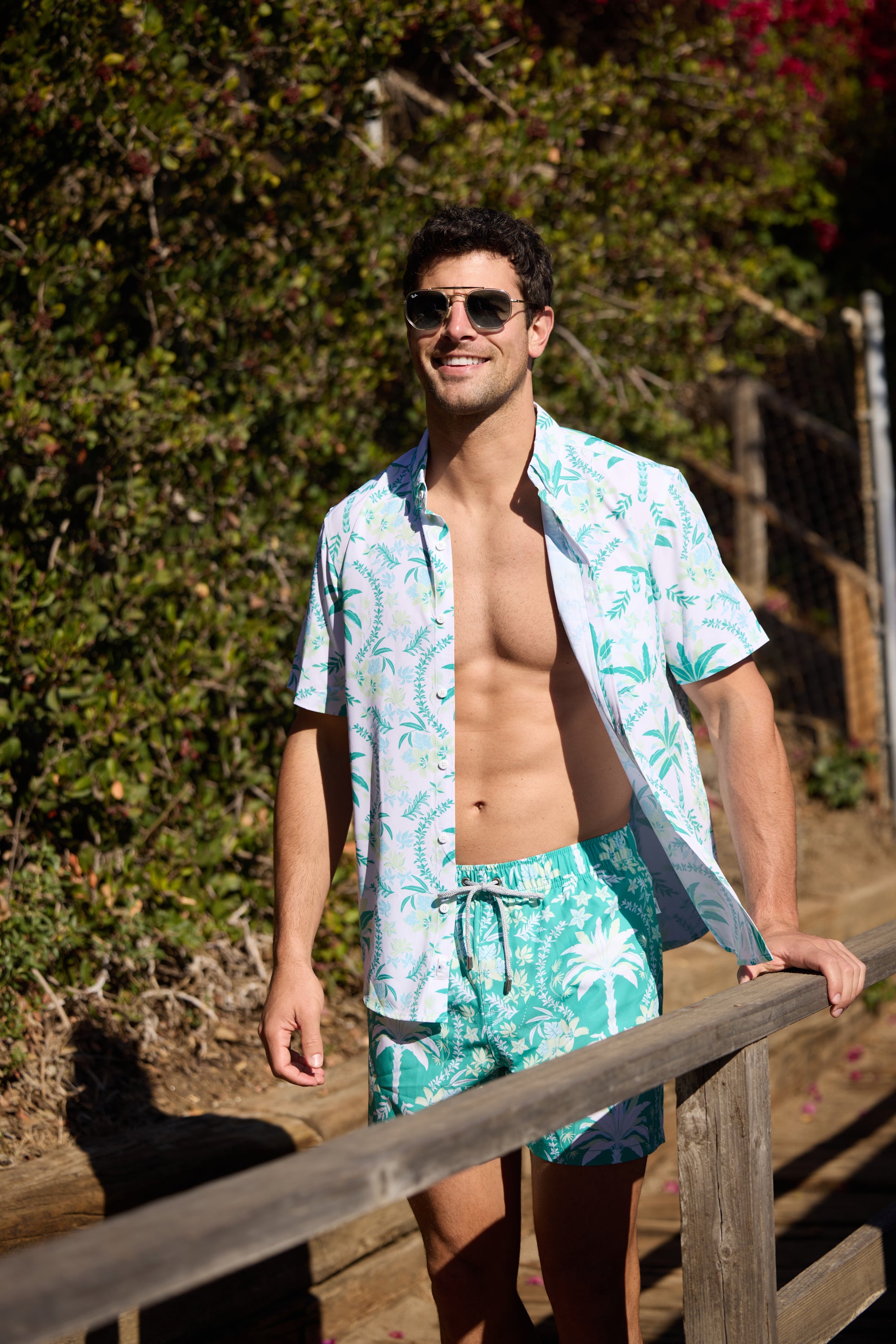 Mens Vintage Stretch Swim Short