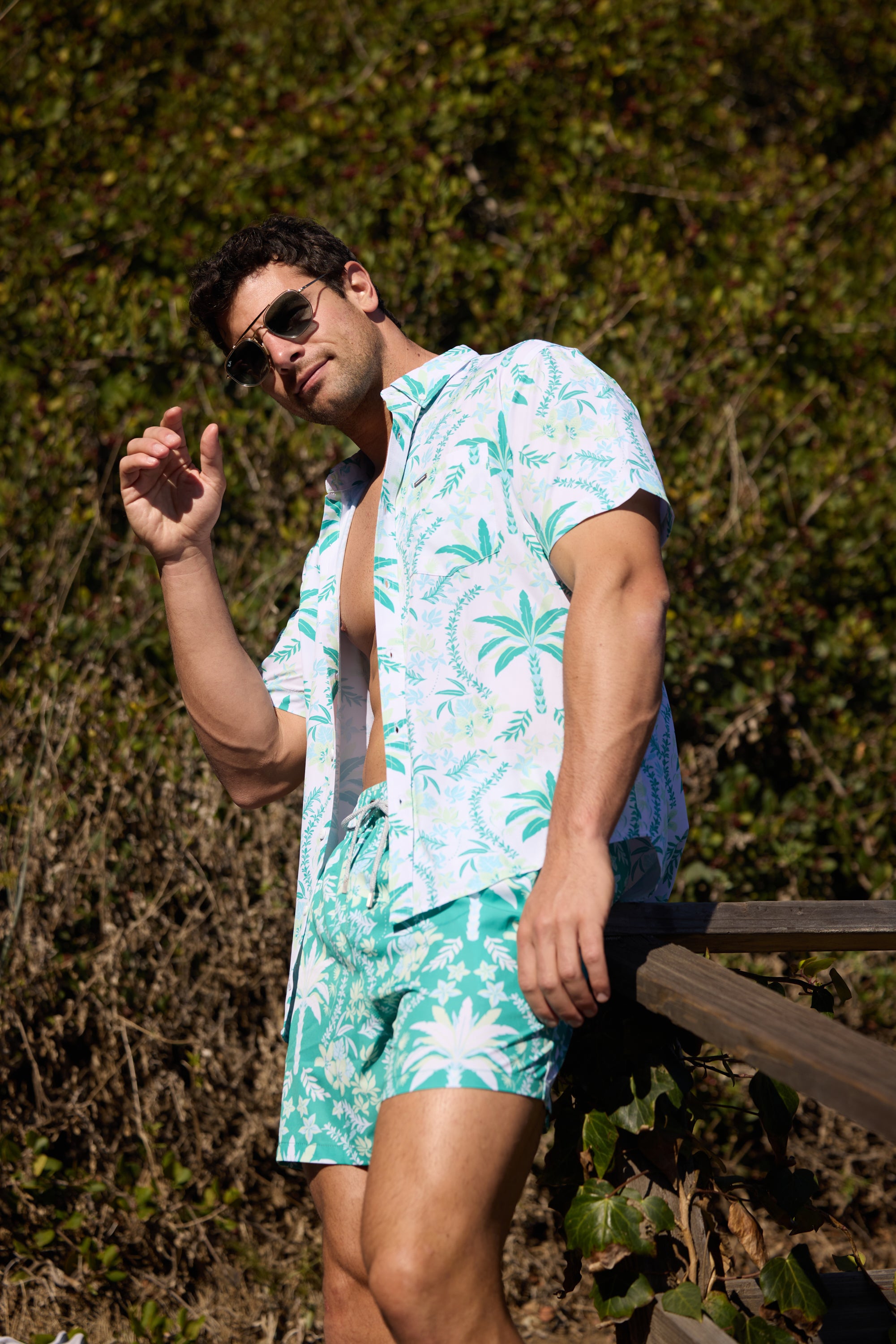 Mens Vintage Stretch Buttondown