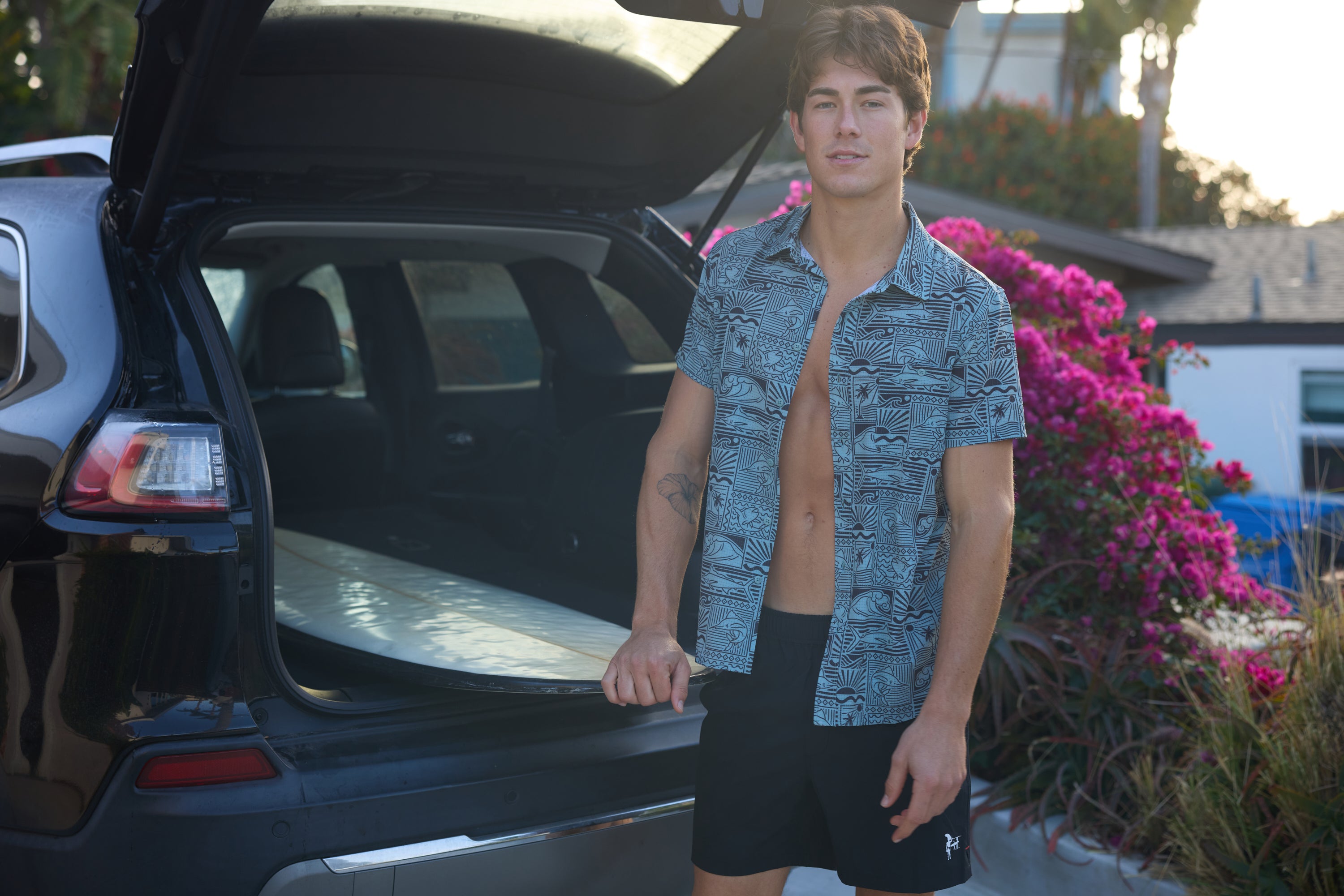 Mens Perforated Buttondown