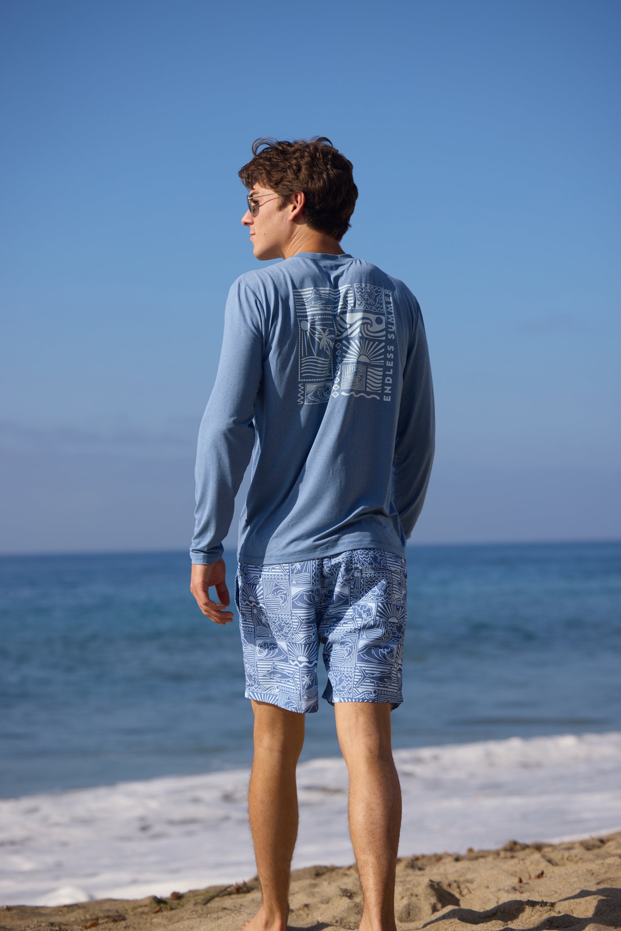 Mens Graphic Sunshirt