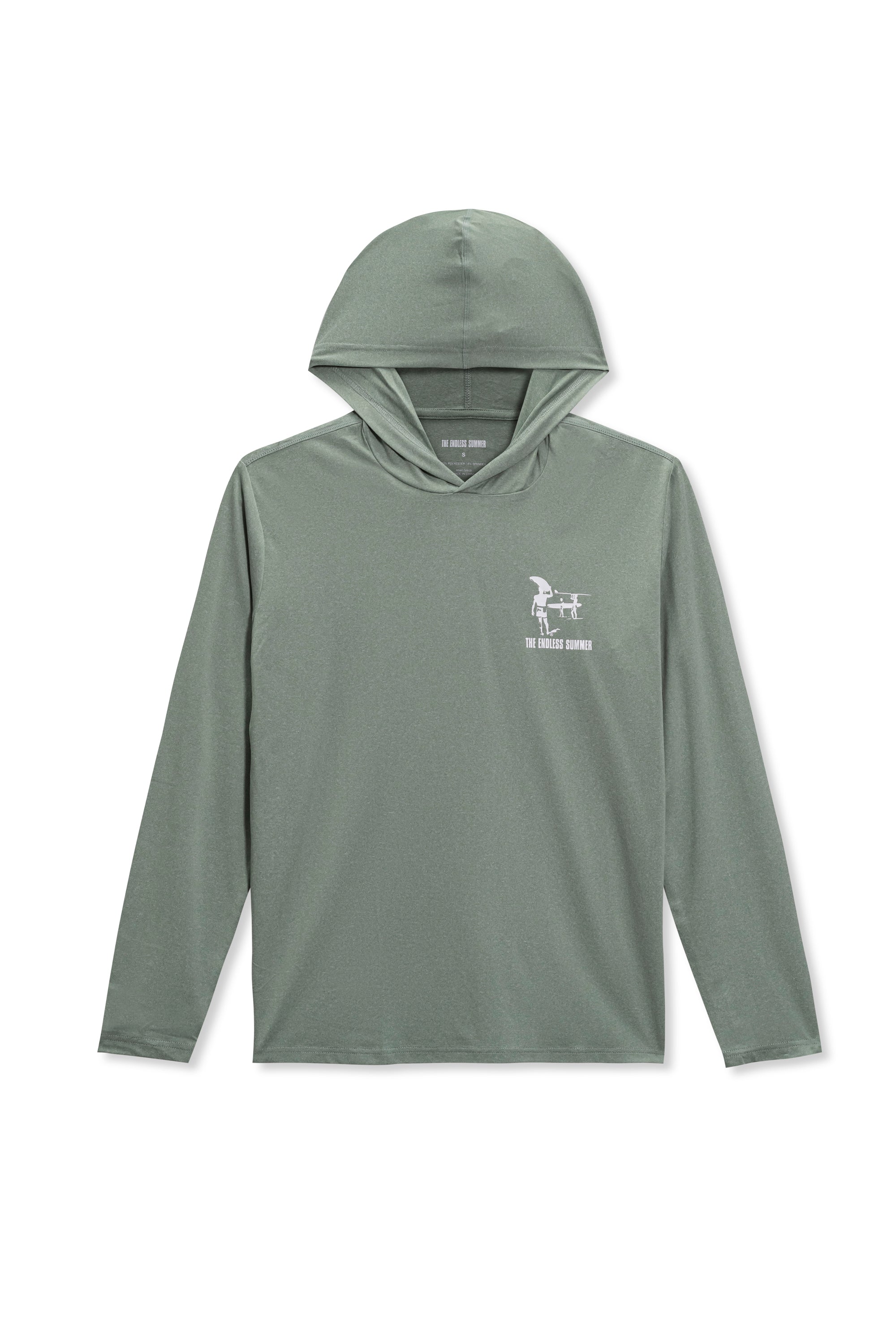 MENS HOODED LS SUNSHIRT