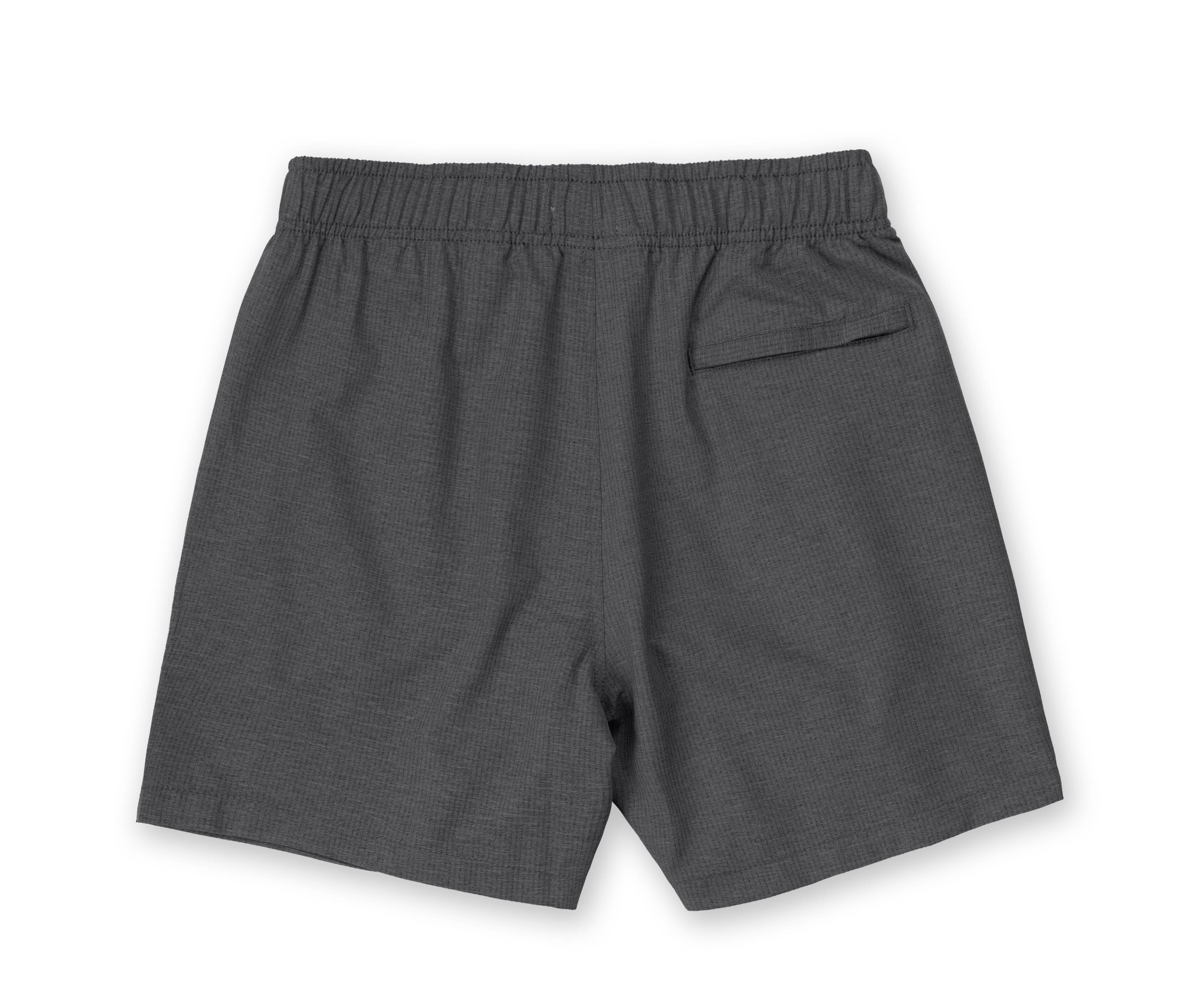 Mens Ripstop Pull On Walkshort - Grey
