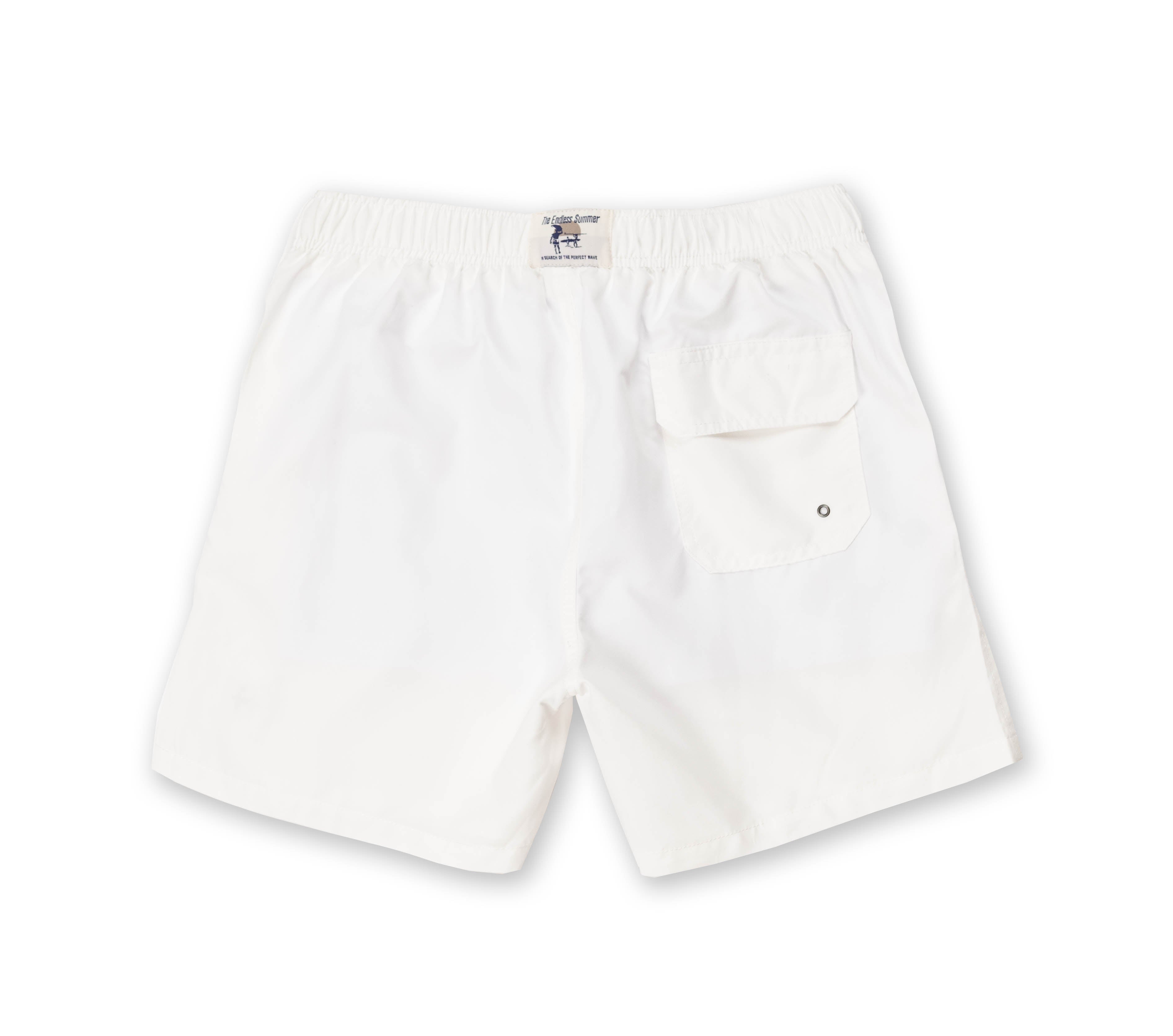 Mens Solid Endless Volley - White