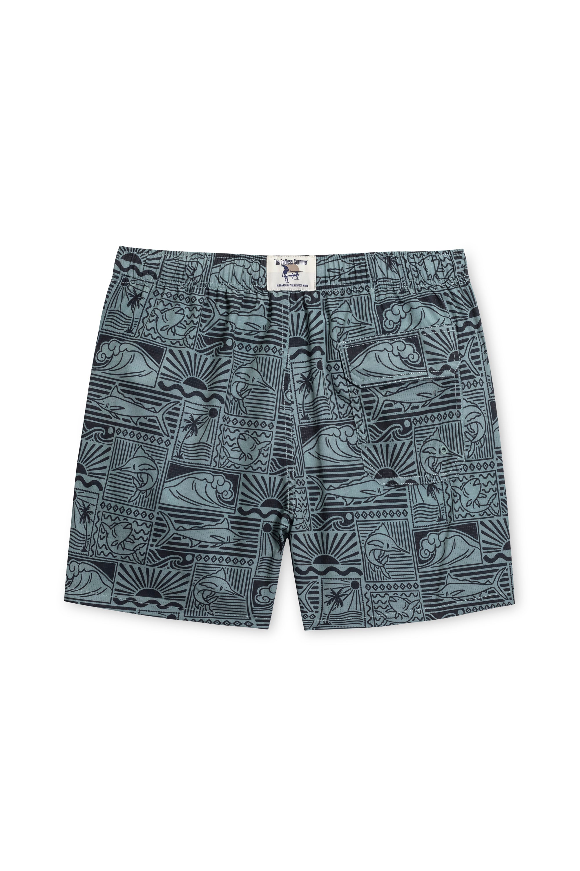 MENS PERFORATED SWIM SHORT