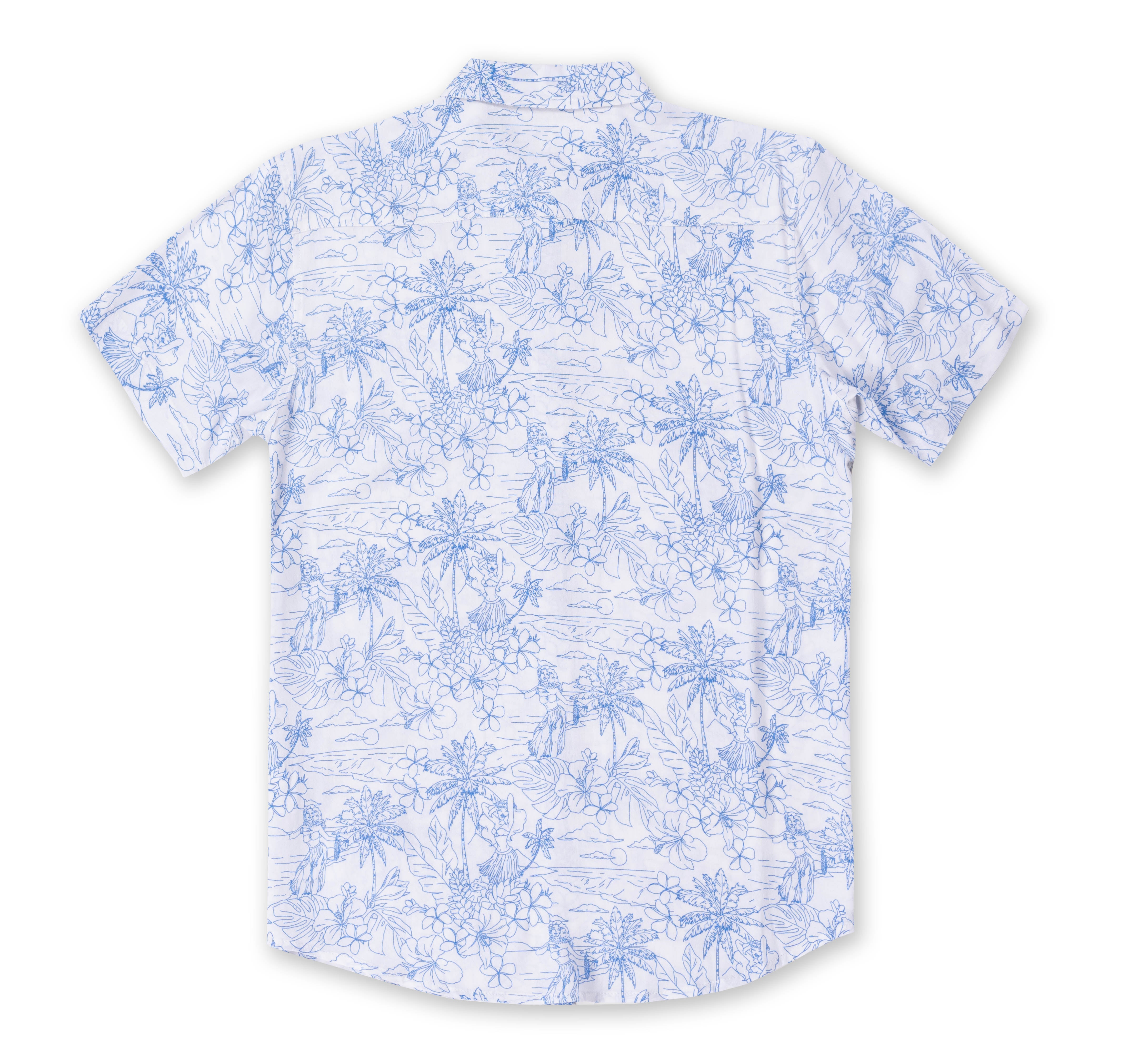 Mens Rayon Buttondown - White