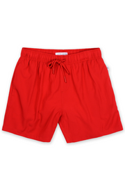 MENS PERFORMANCE STRETCH SOLD SWIM SHORTS - RED
