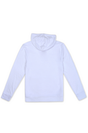 MENS SOLID TERRY HOODIE - WHITE