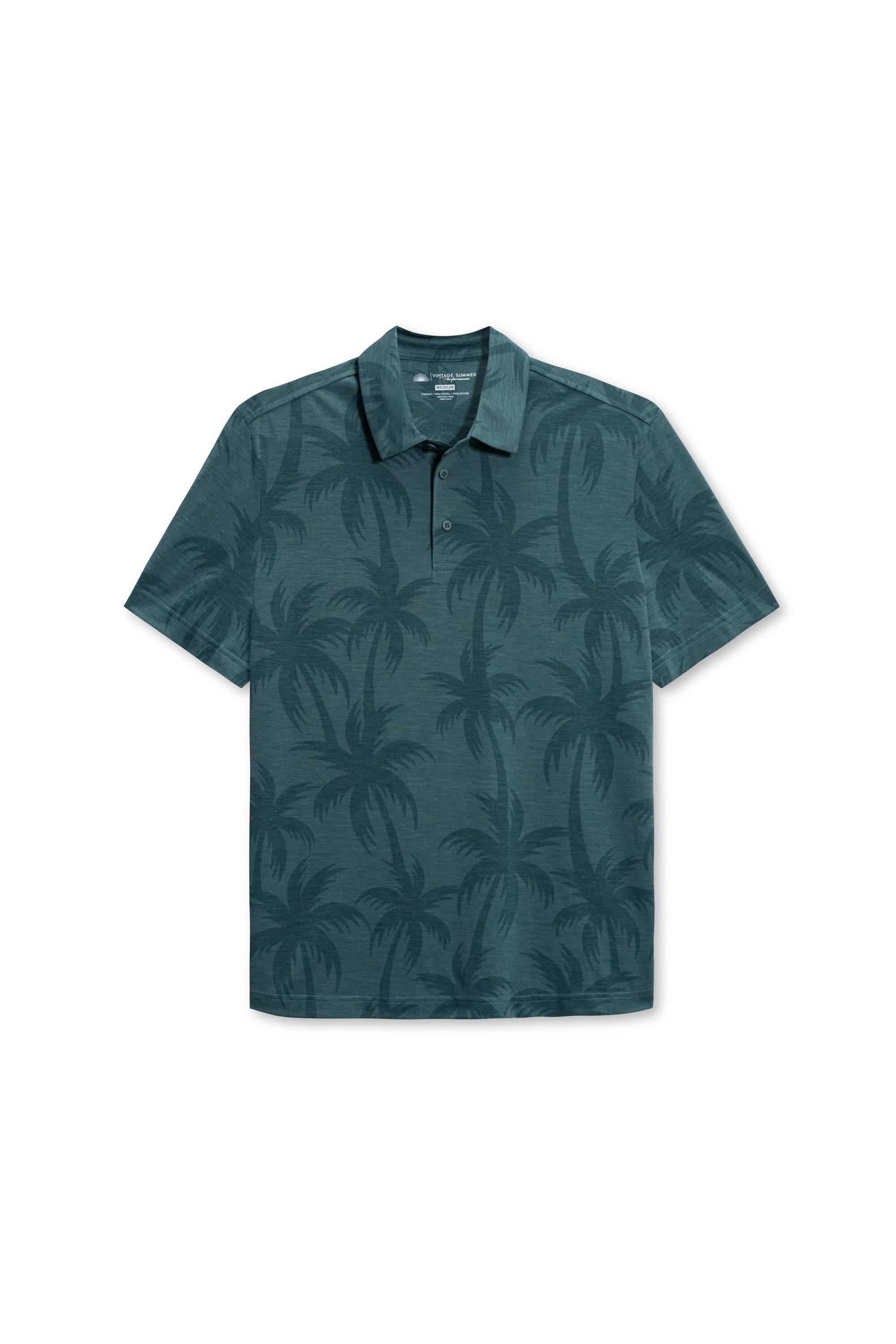 Mens Performance Tonal Pique Polo
