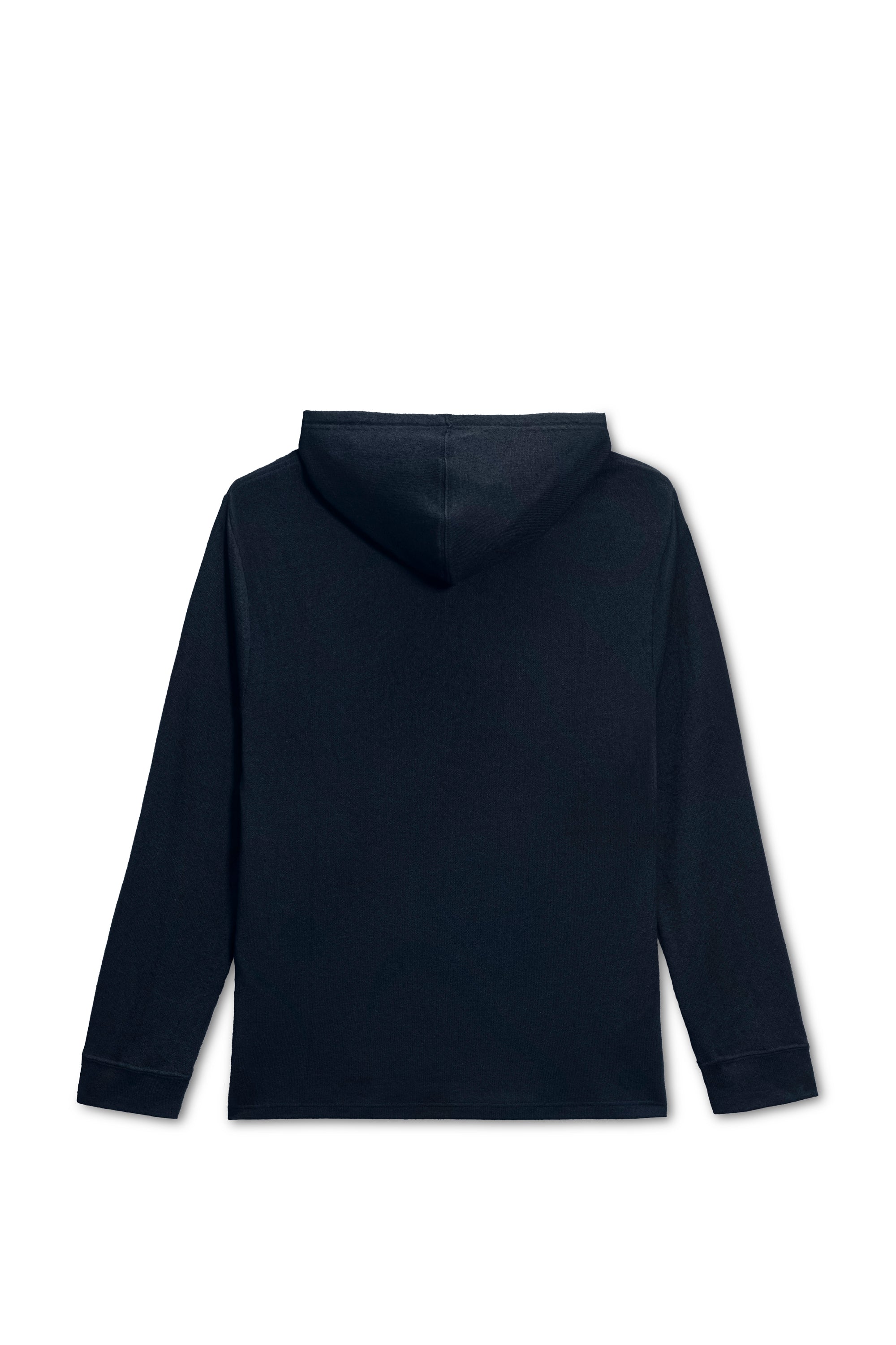 MENS BOUCLE KNIT HOODIE