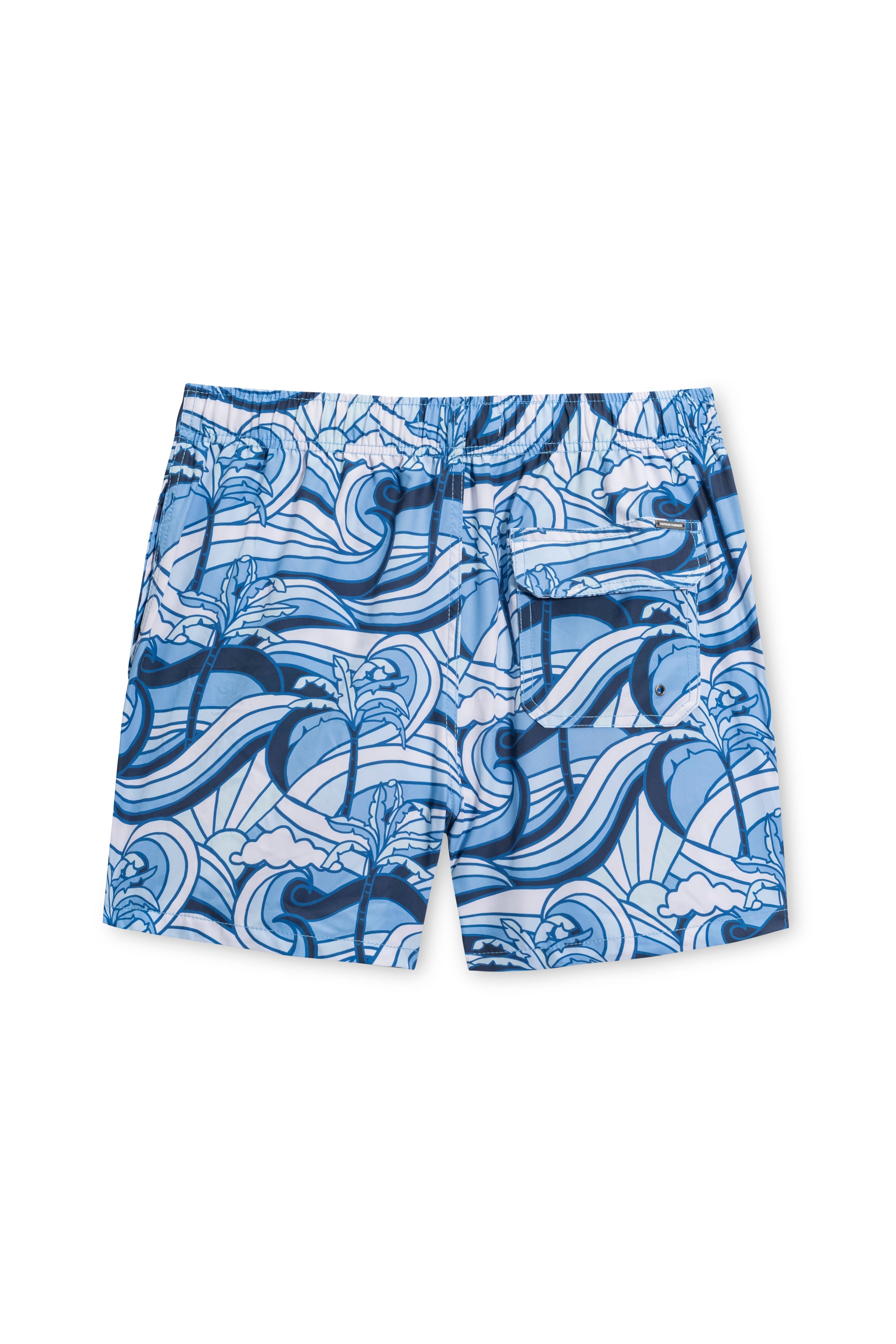 Mens Vintage Stretch Swim Short