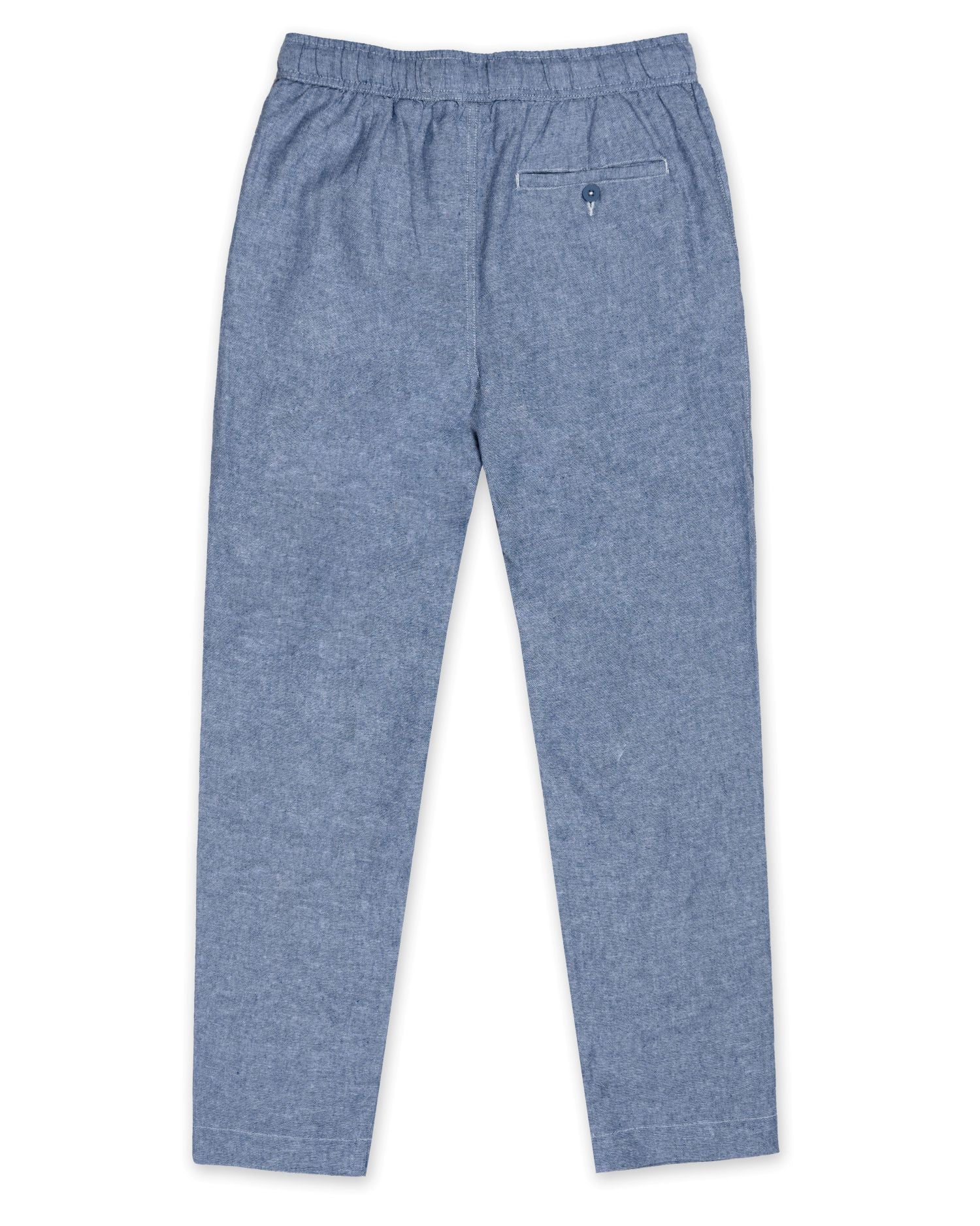Mens Linen Pant - Navy