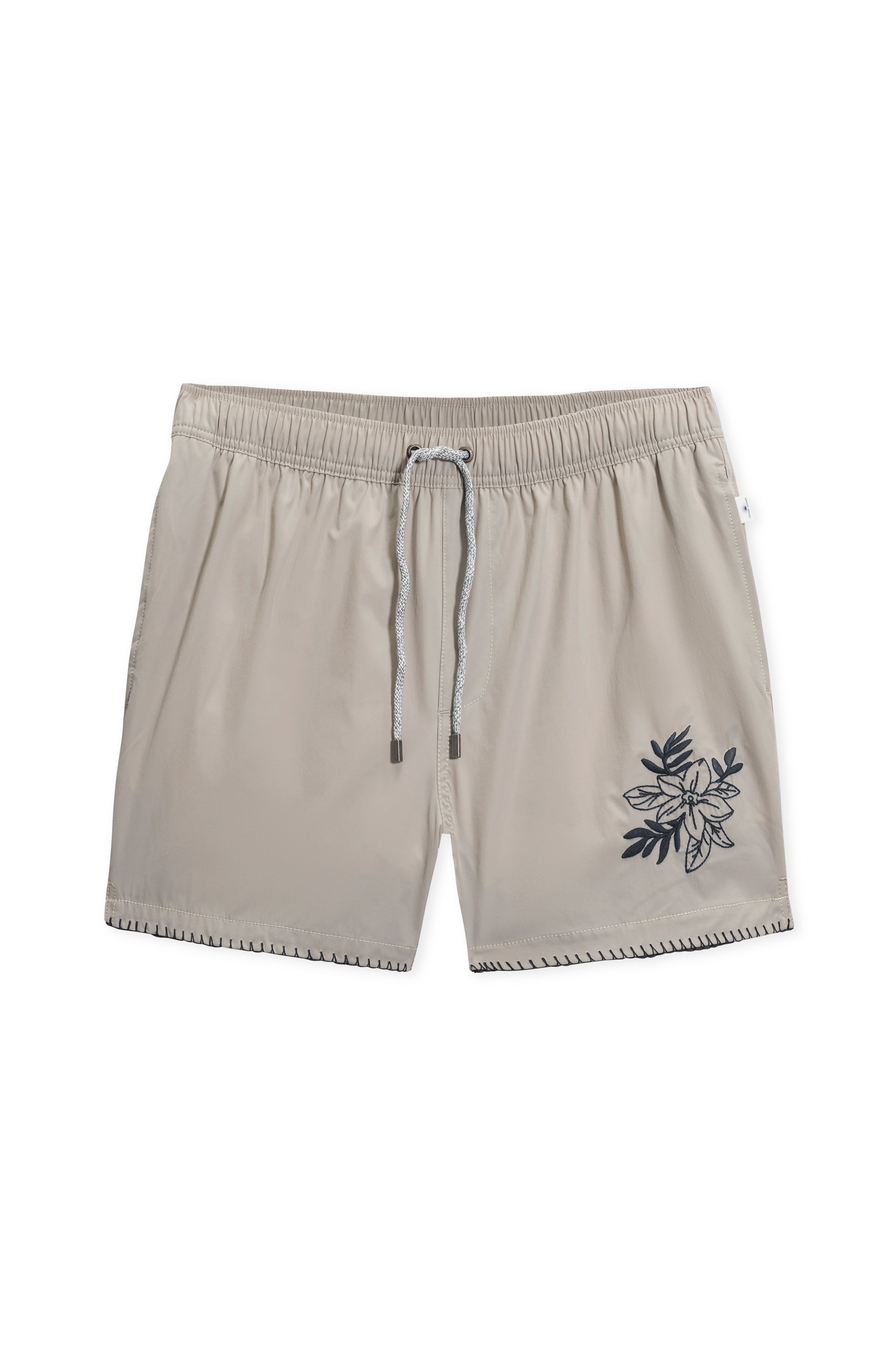 Embroidered Nylon Swim Shortie