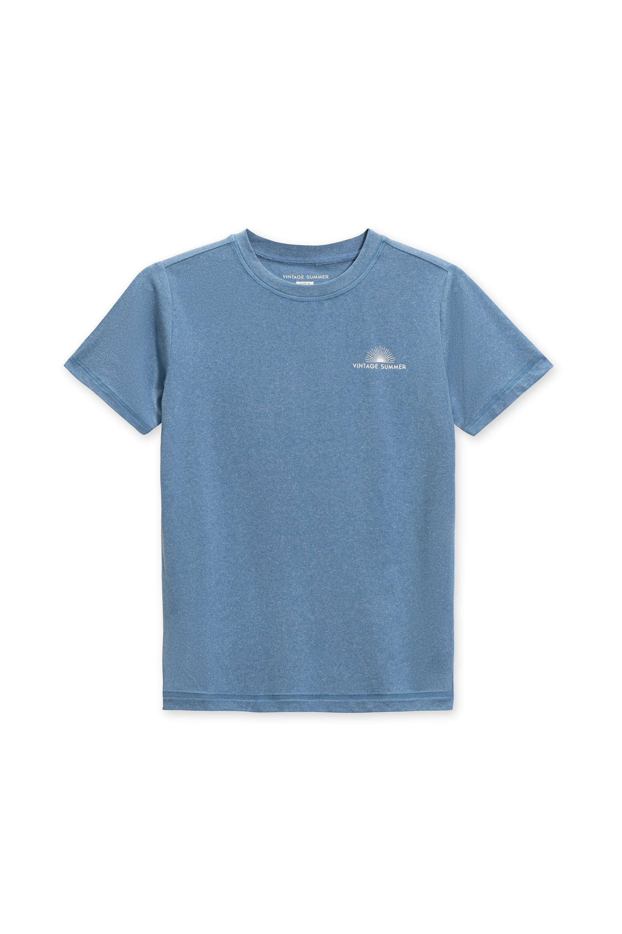 Boys Short Sleeve Sun Shirt - Denim