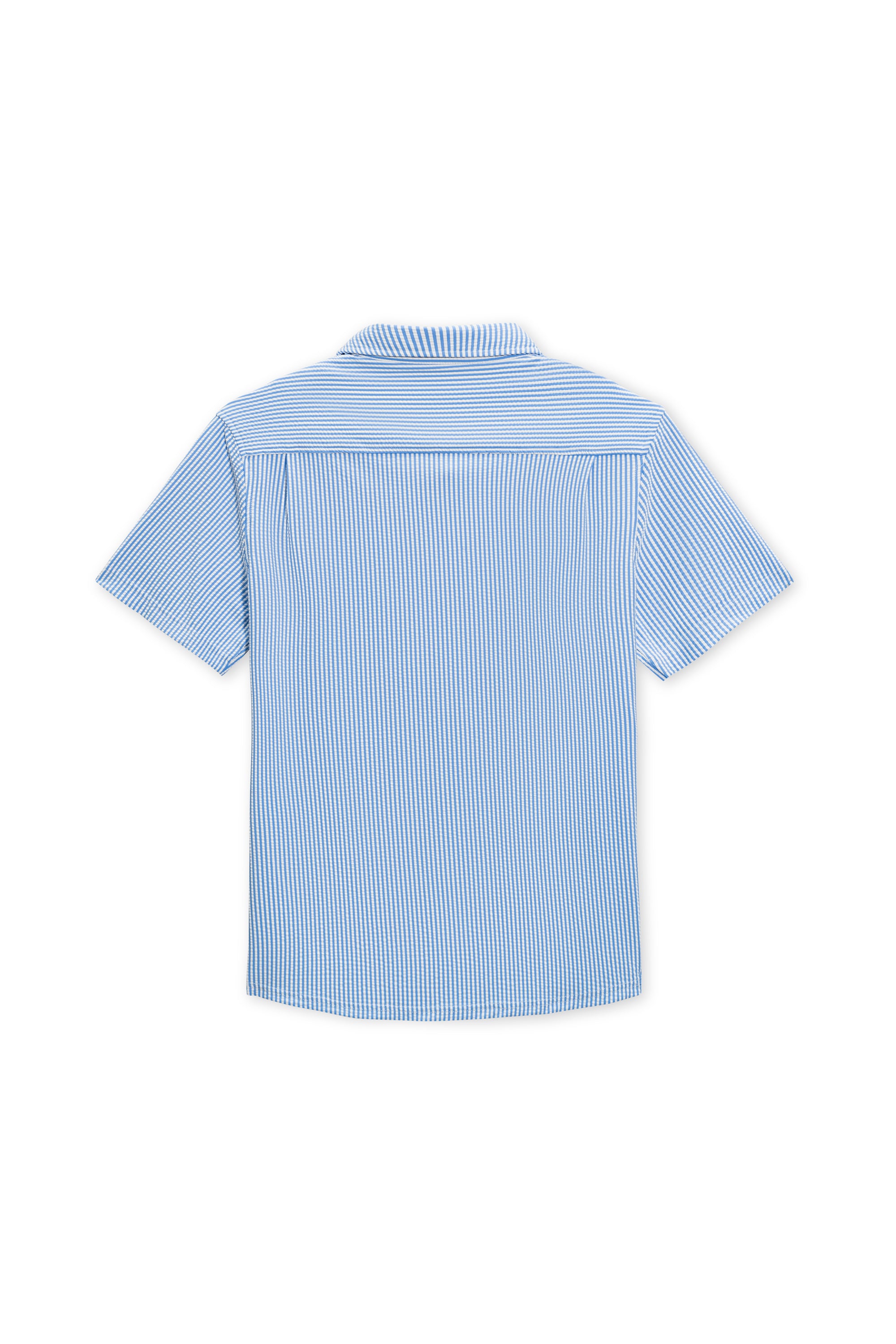 Men's Knit Seersucker SS Button-Down