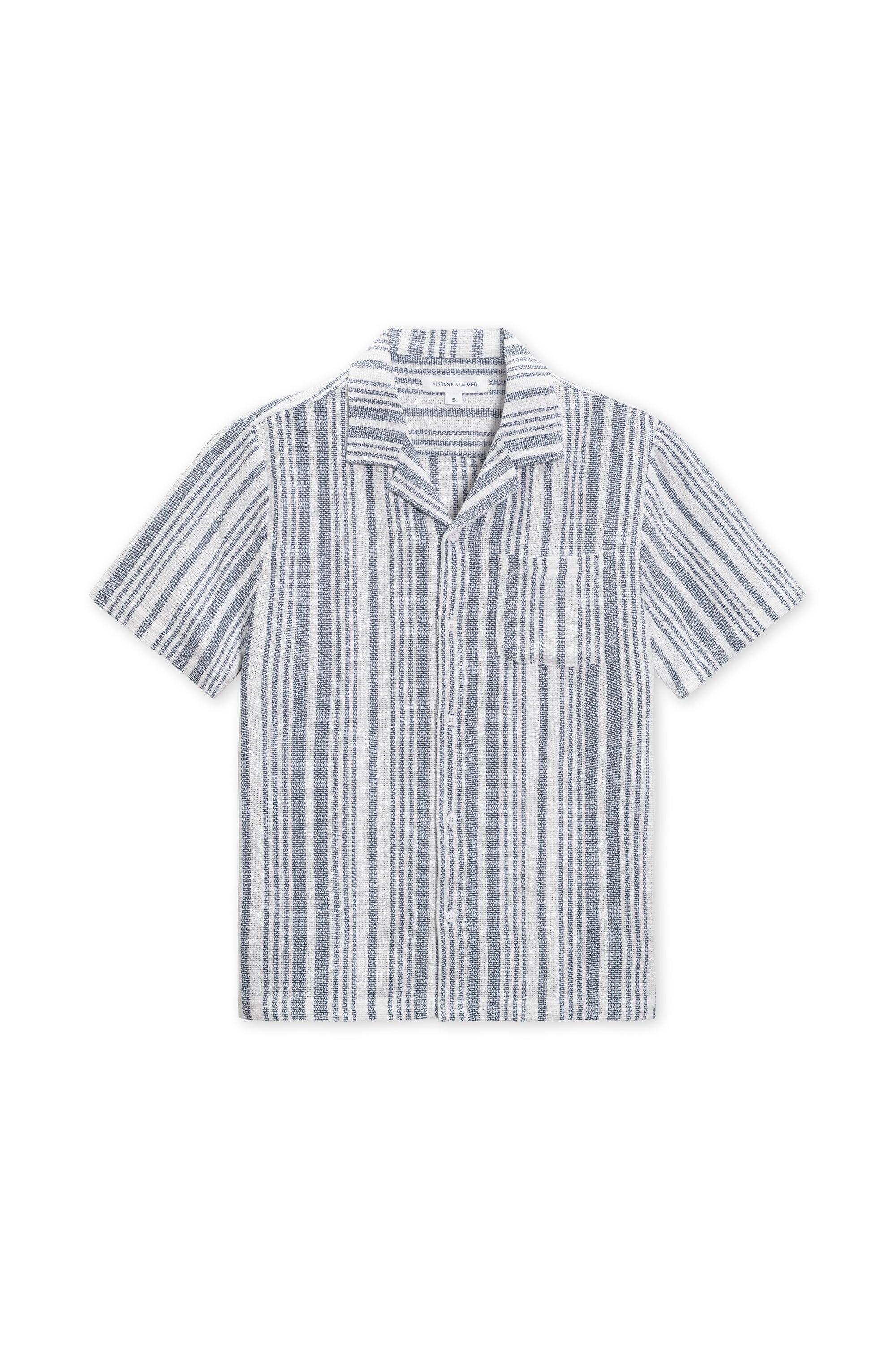 MENS BASKET WEAVE BUTTONDOWN SHIRT