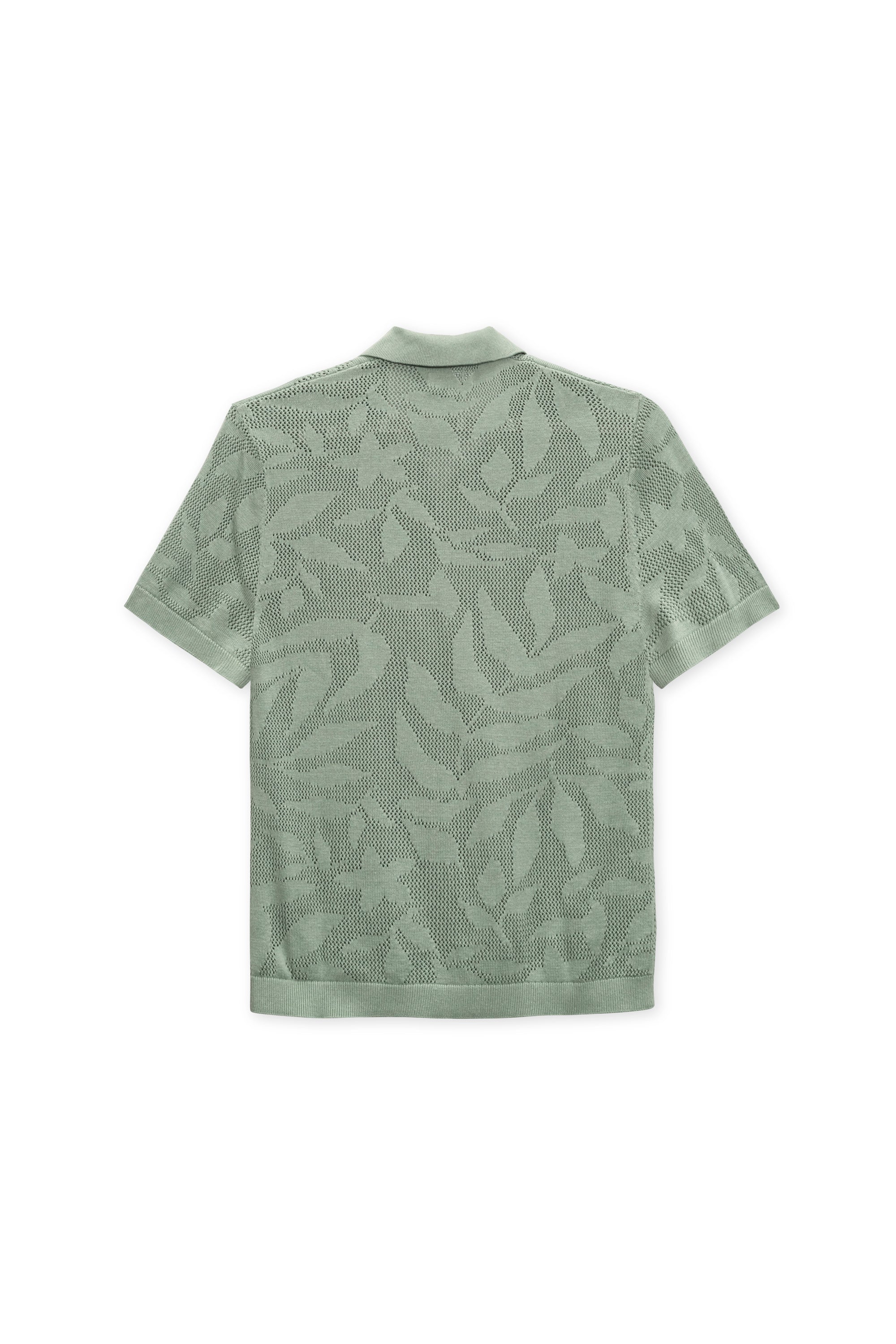 Mens Sweater Knit Polo