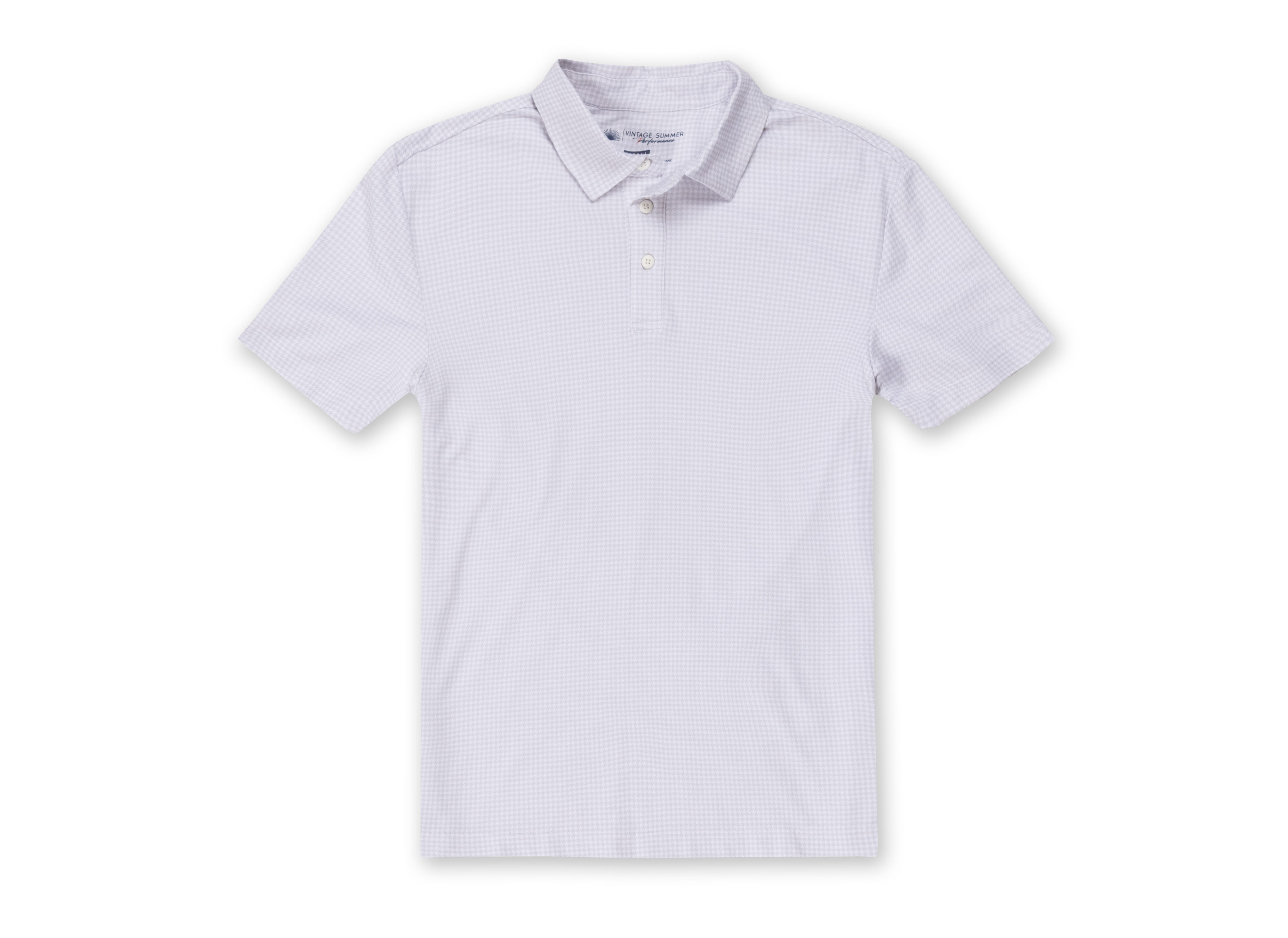Mens Performance Printed Pique Polo