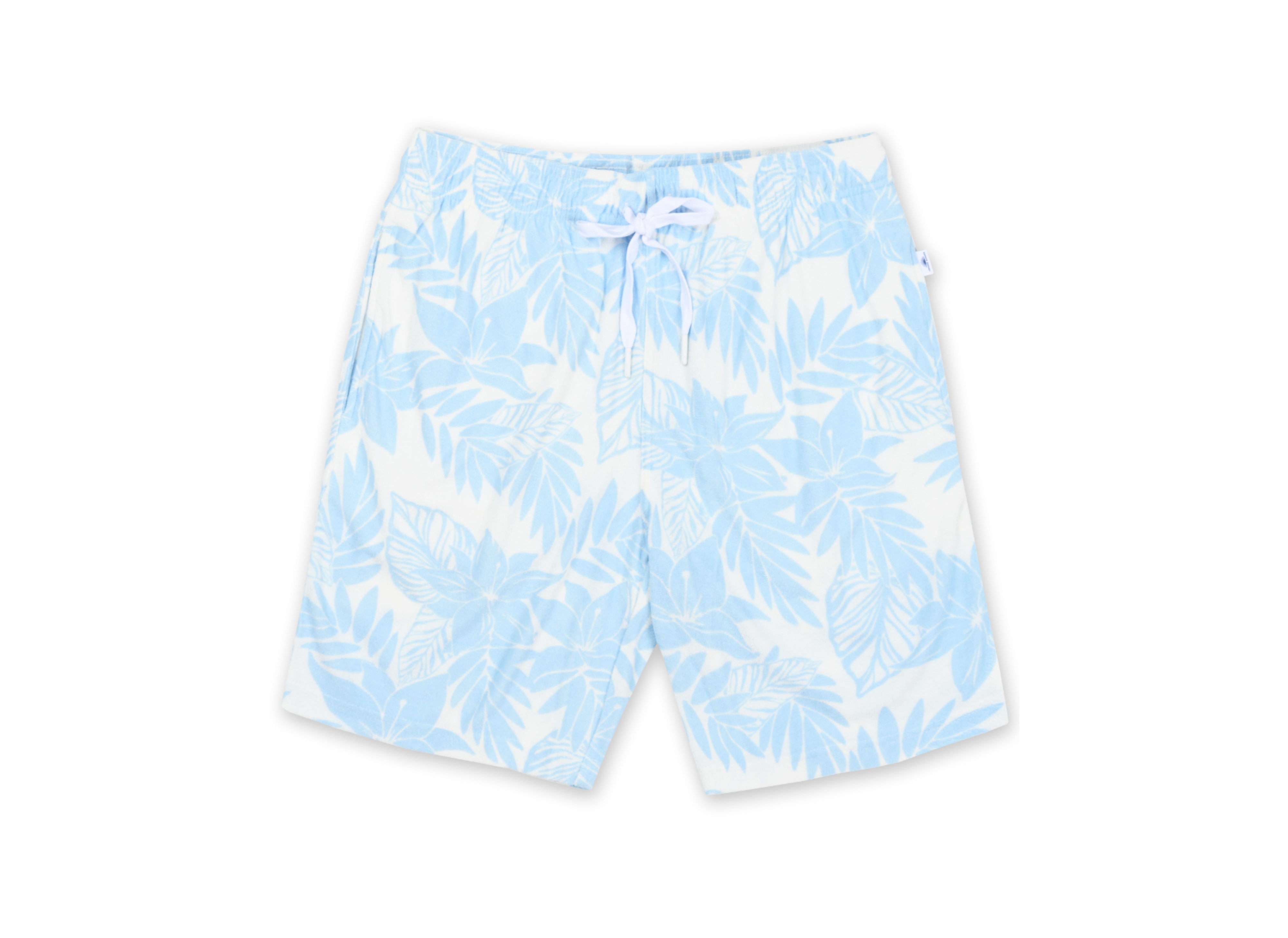 MENS SOLID TERRY SHORT - WHITE