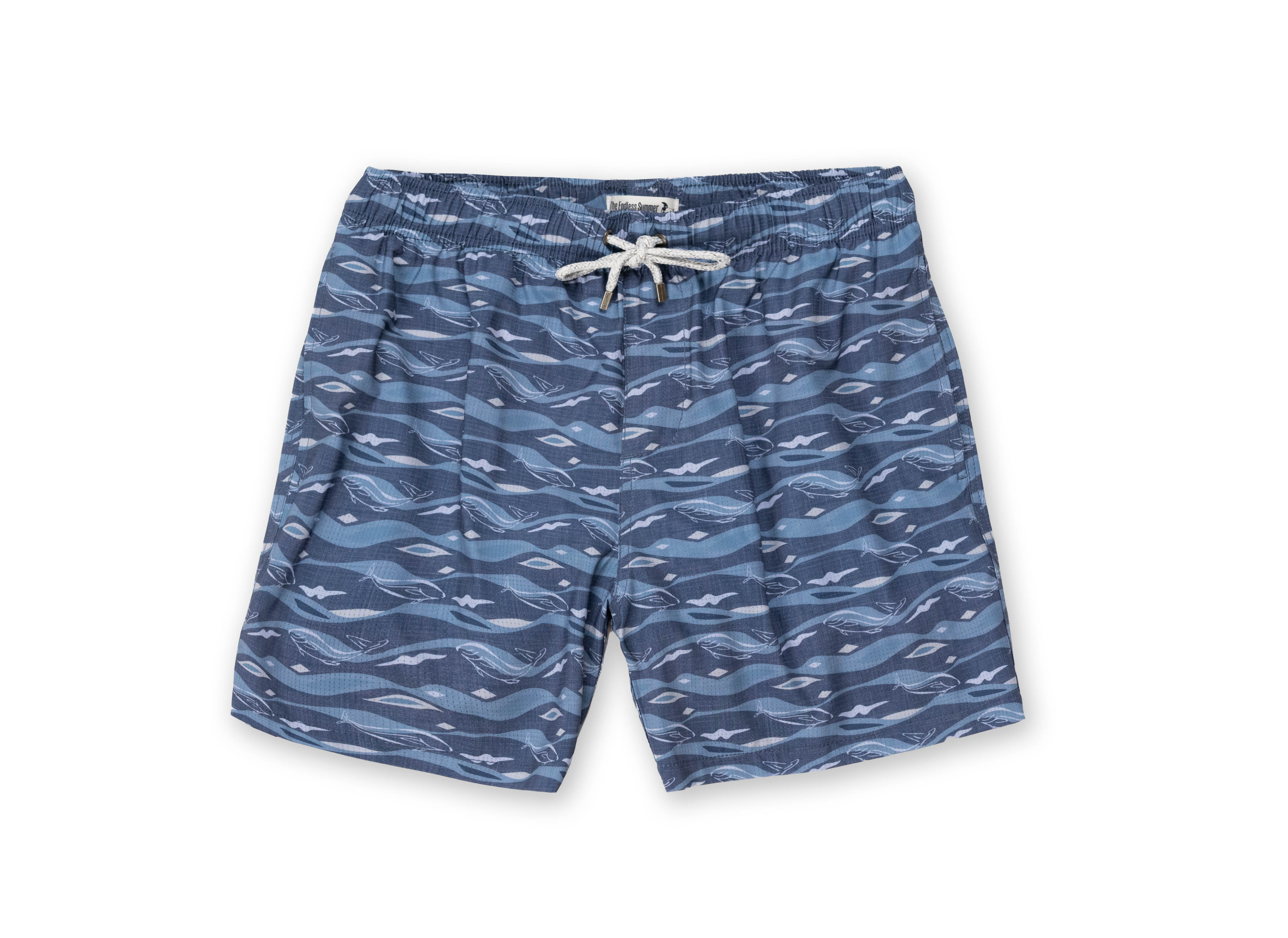 Mens Textured Stretch Volley Swim Shorts